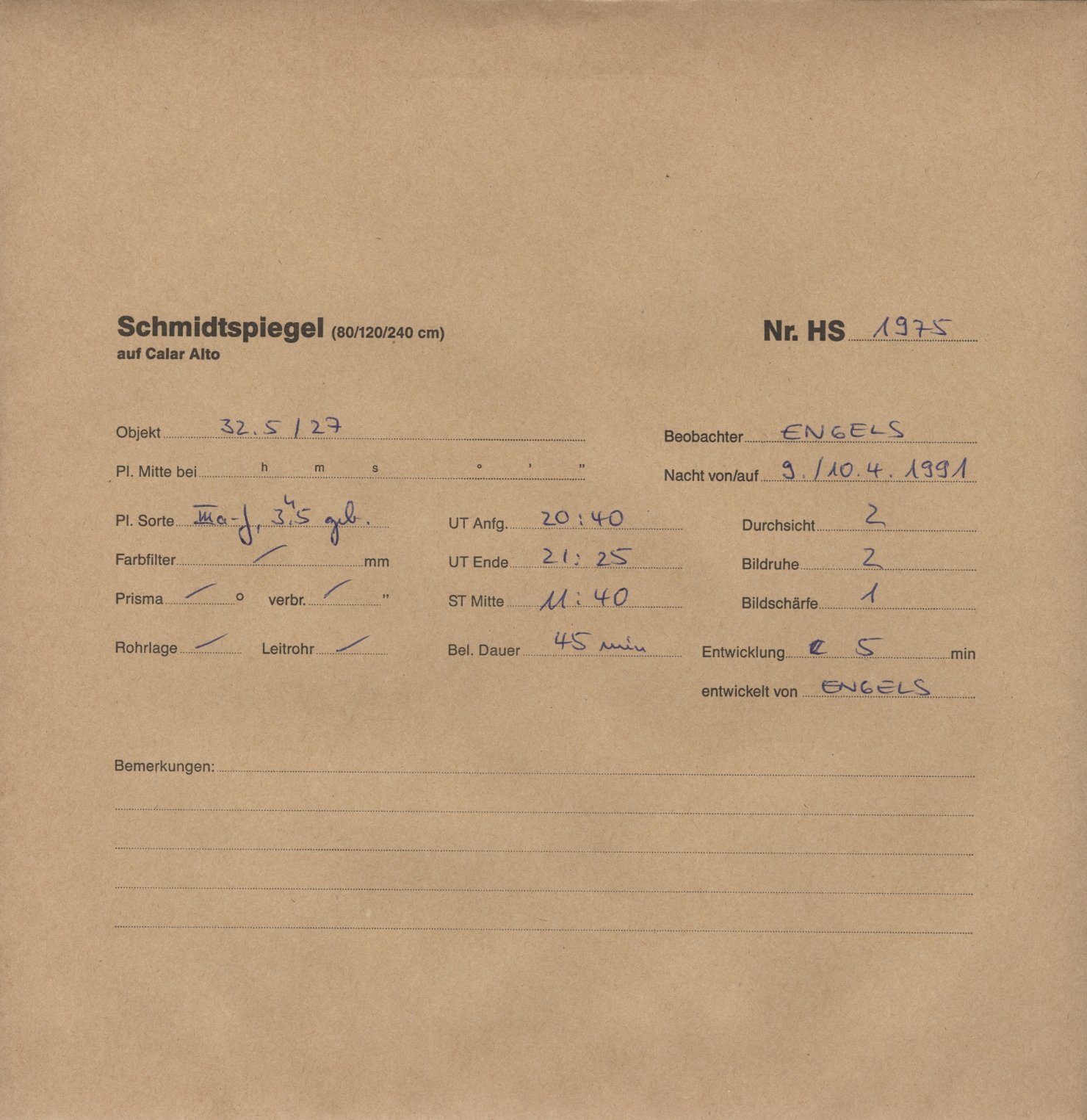 Plattenhuelle HS01975