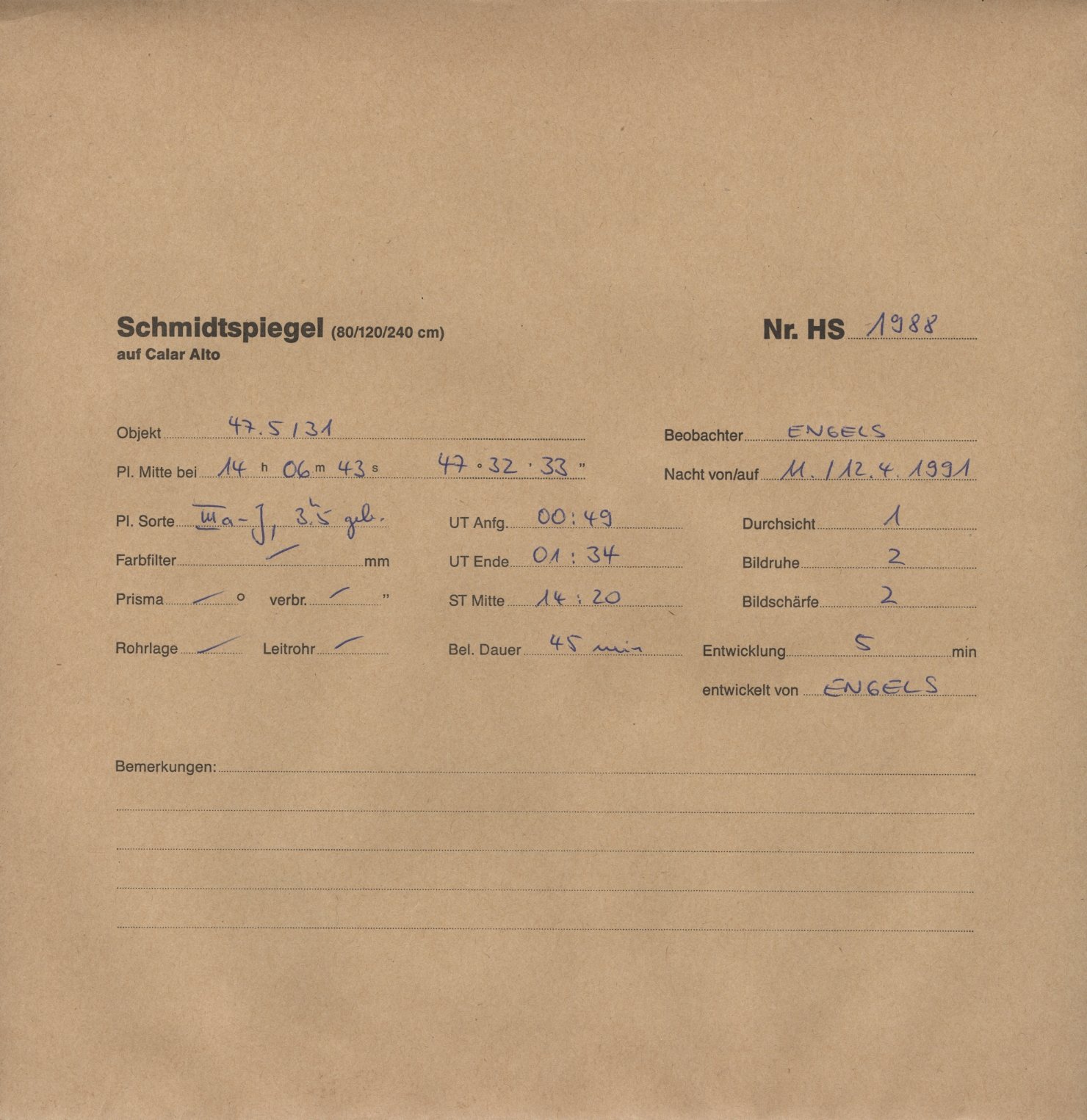 Plattenhuelle HS01988