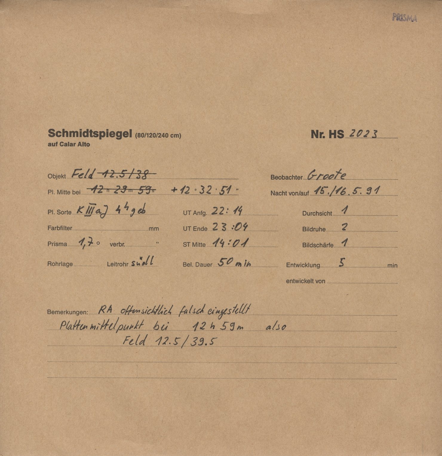 Plattenhuelle HS02023