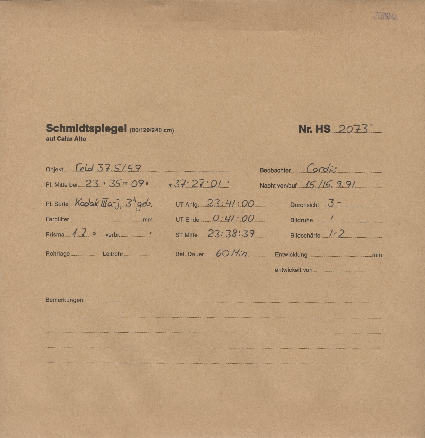 Plattenhuelle HS02073
