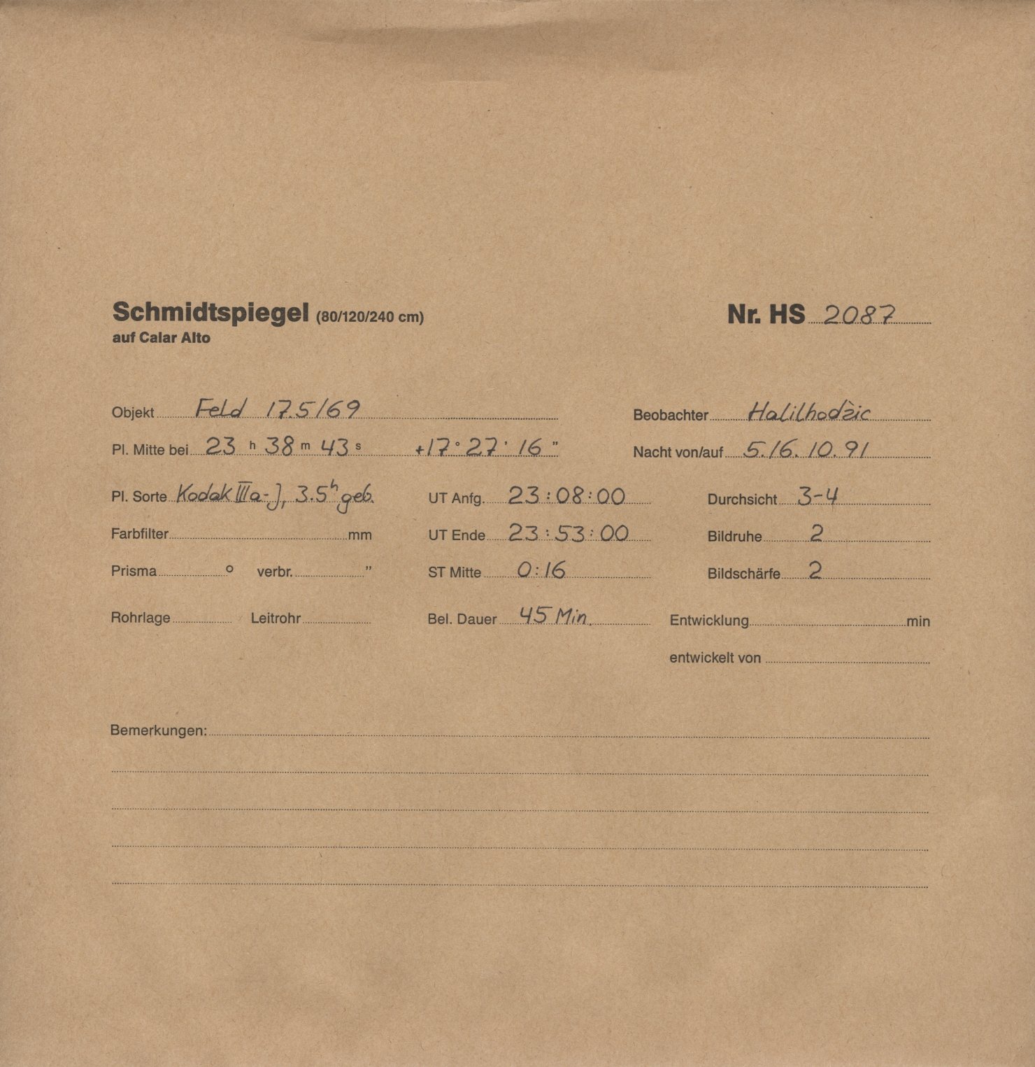 Plattenhuelle HS02087