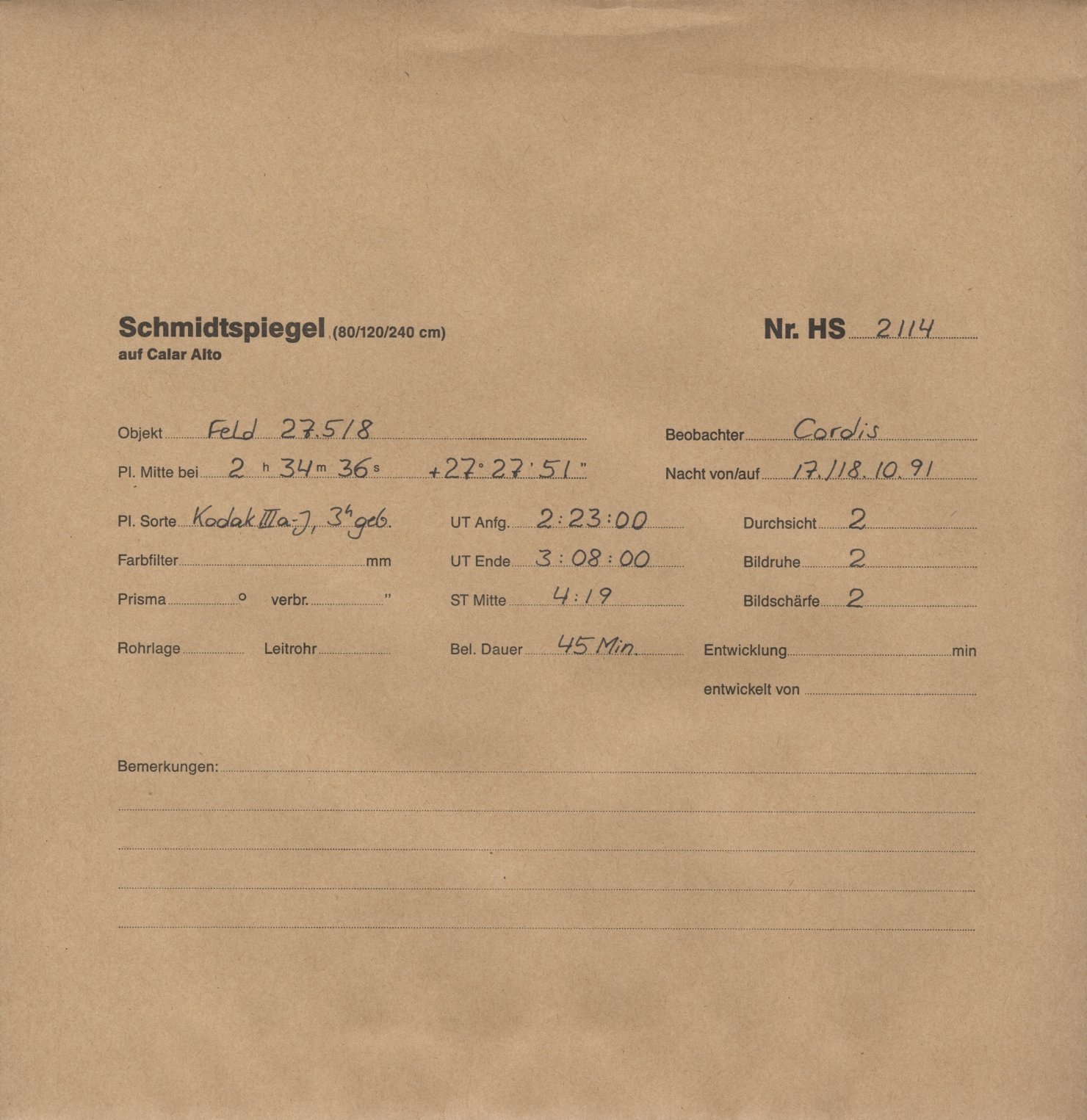 Plattenhuelle HS02114