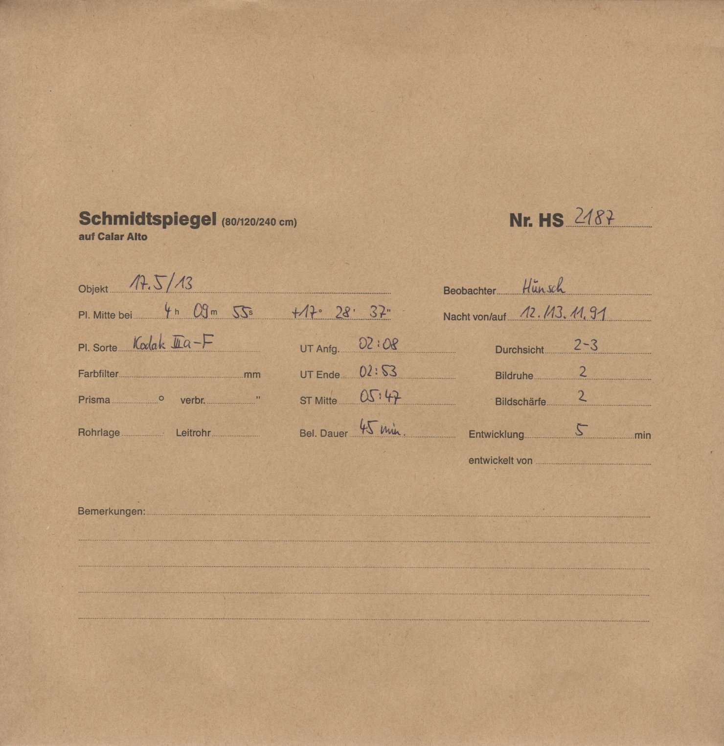 Plattenhuelle HS02187