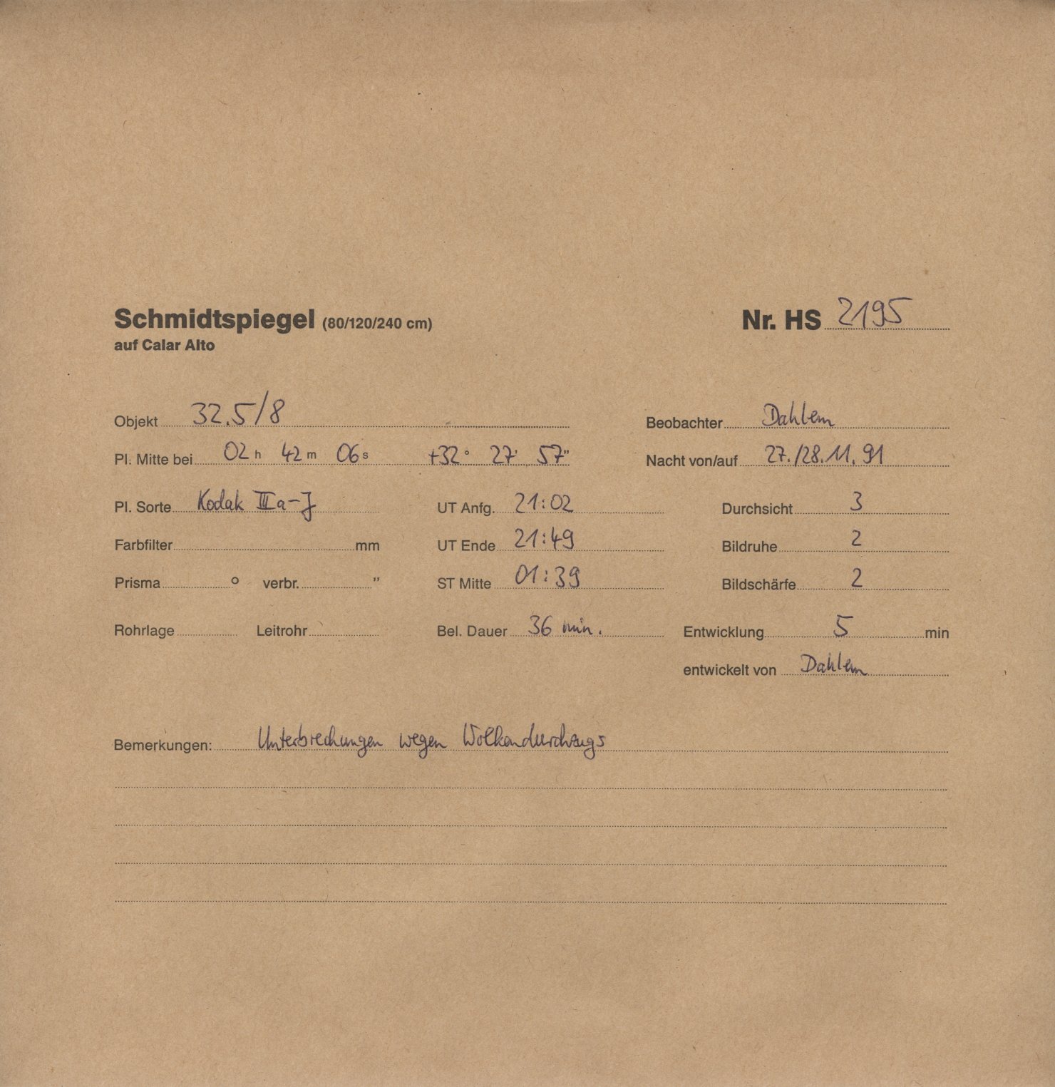 Plattenhuelle HS02195