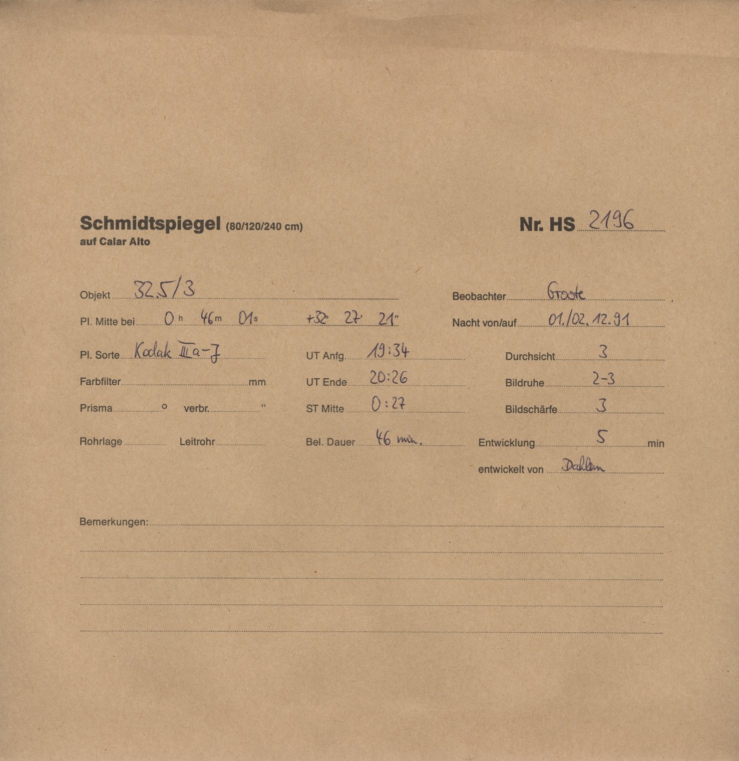 Plattenhuelle HS02196