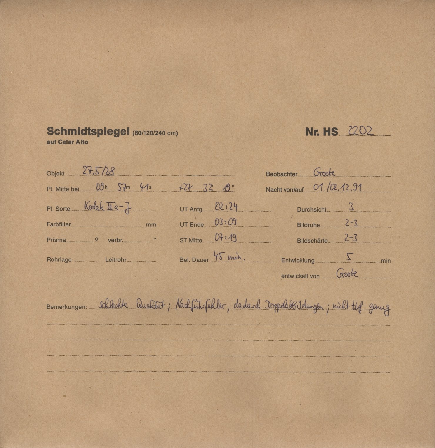 Plattenhuelle HS02202