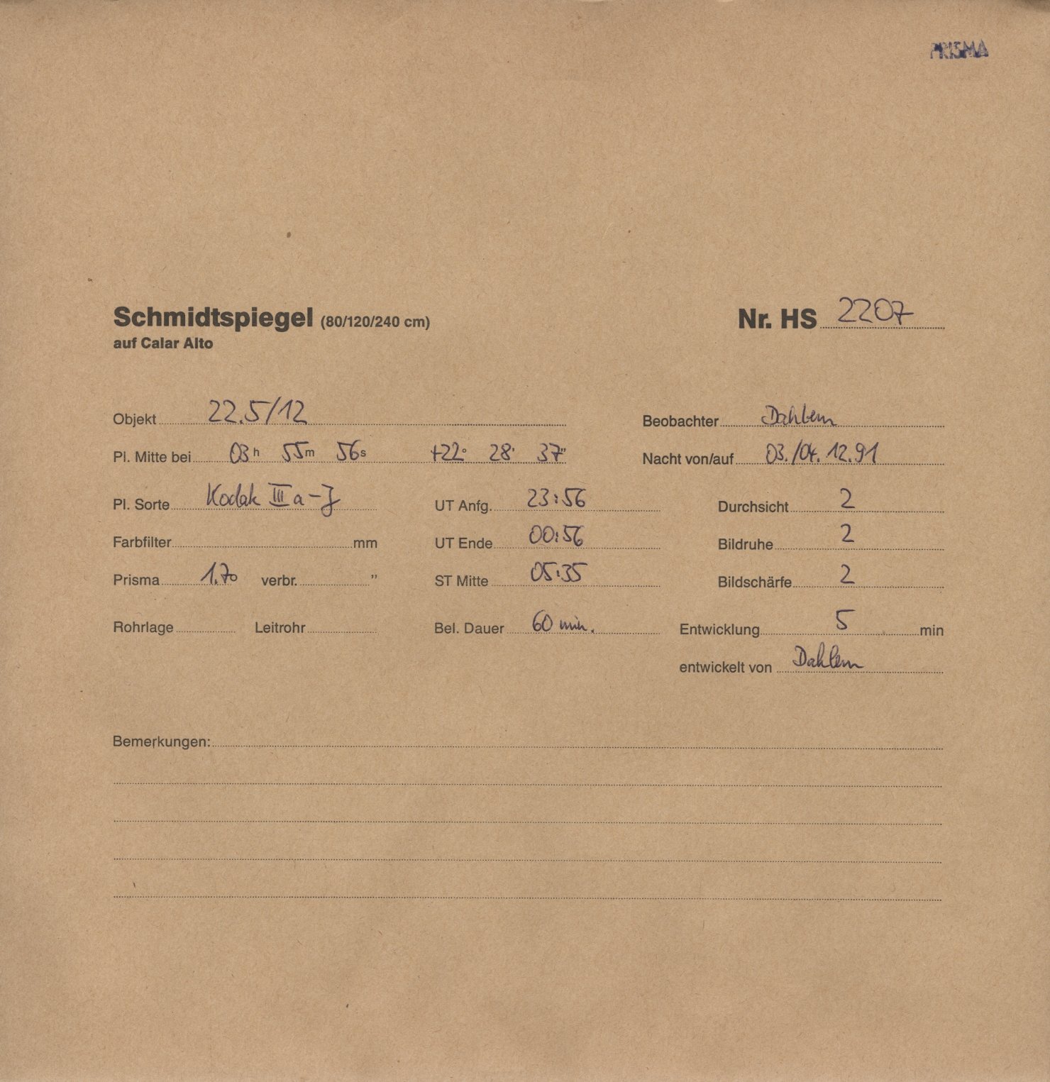 Plattenhuelle HS02207