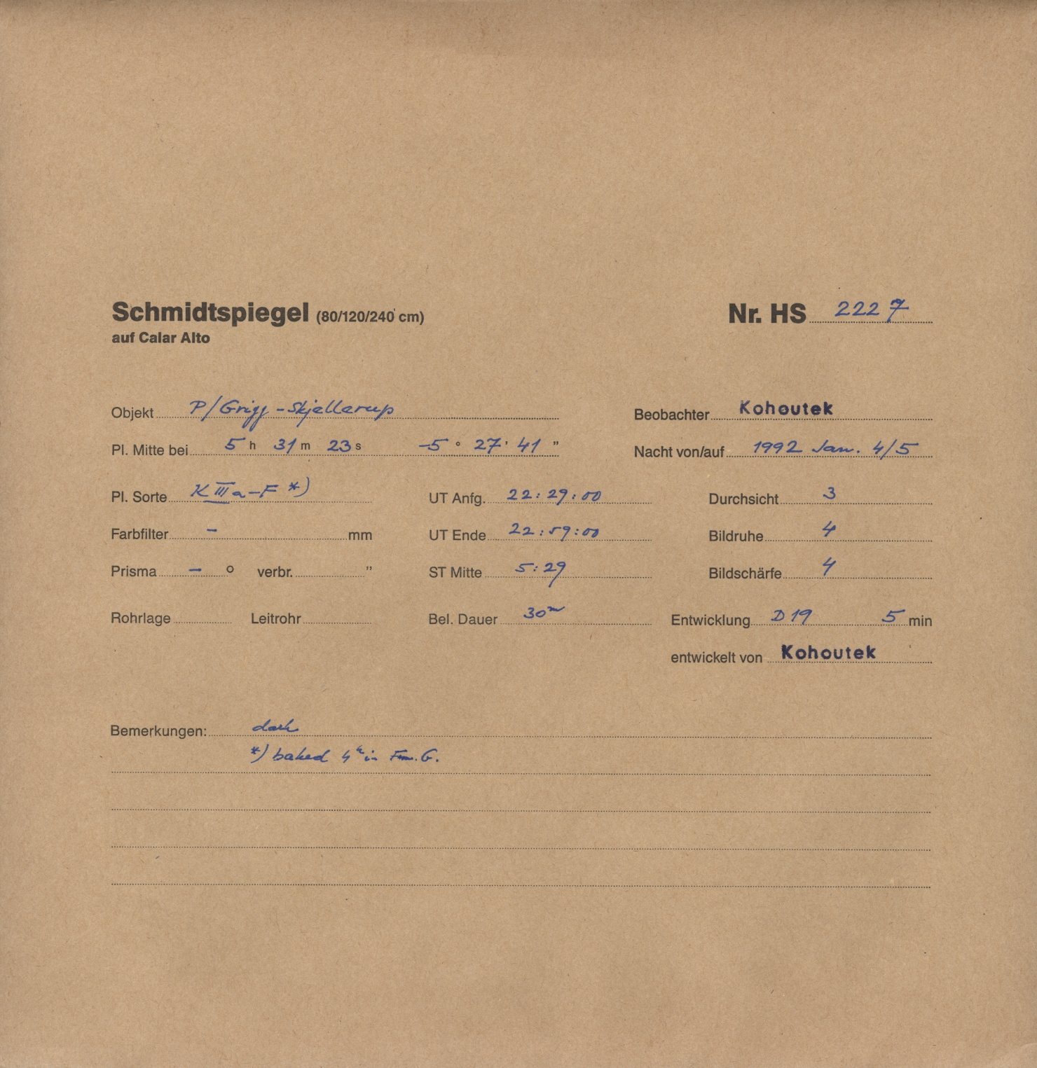 Plattenhuelle HS02227