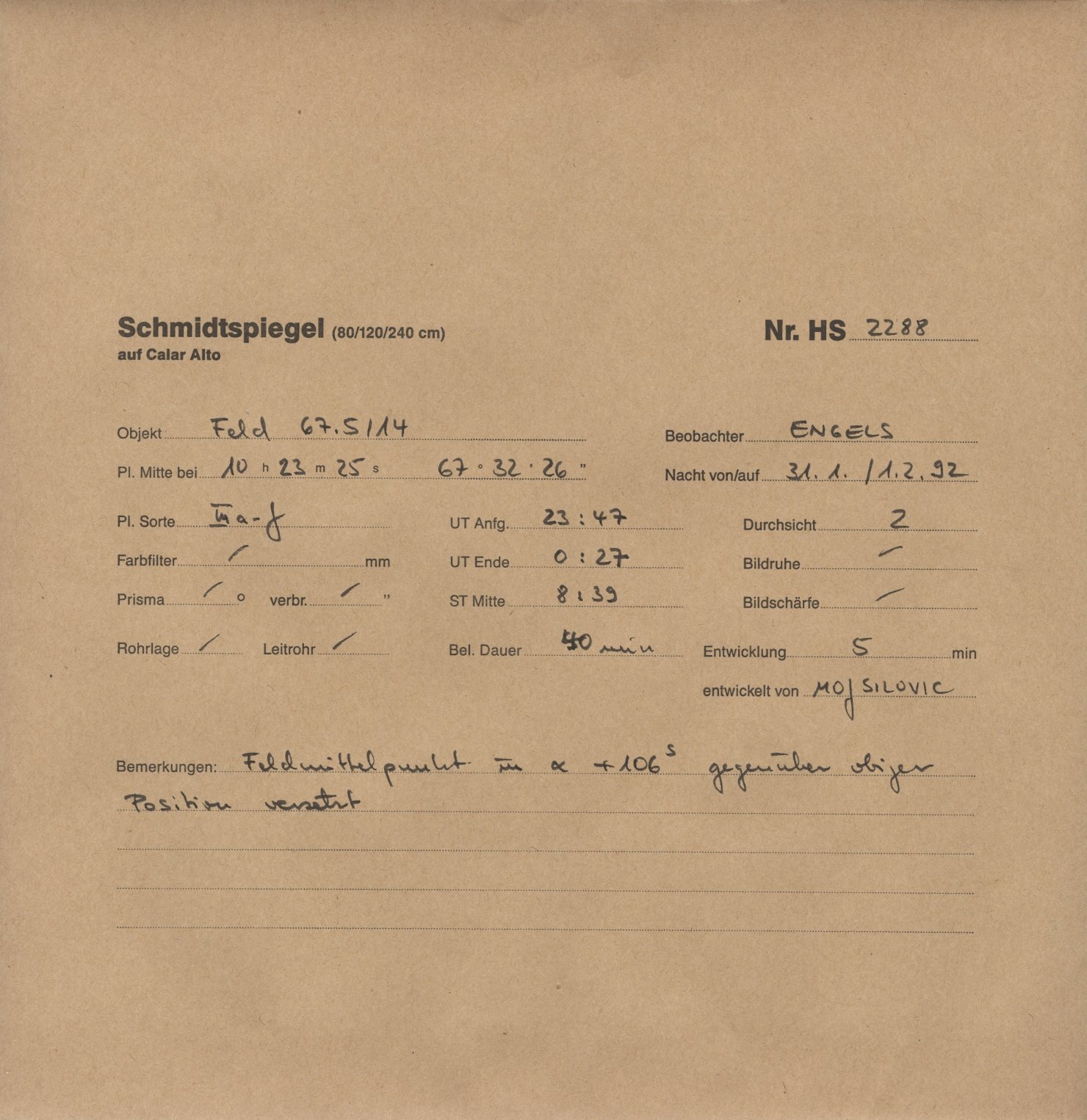 Plattenhuelle HS02288