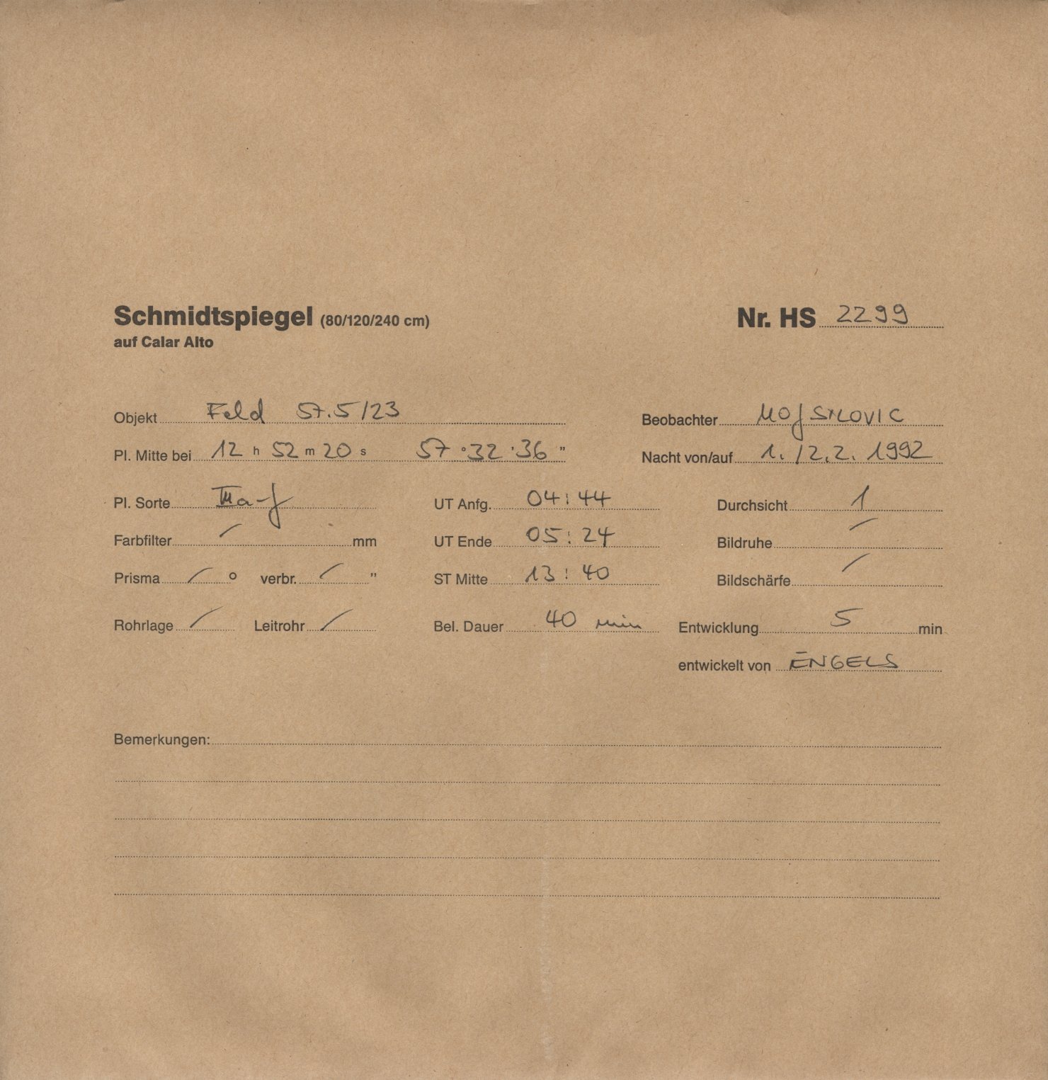 Plattenhuelle HS02299