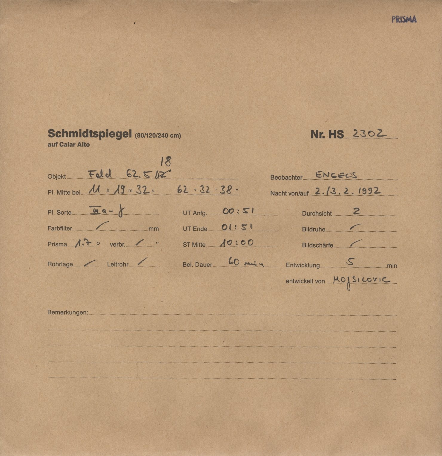 Plattenhuelle HS02302