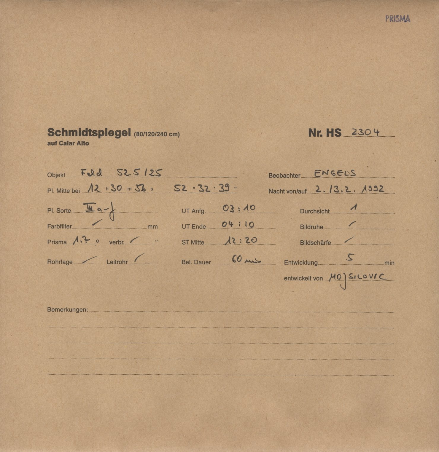 Plattenhuelle HS02304