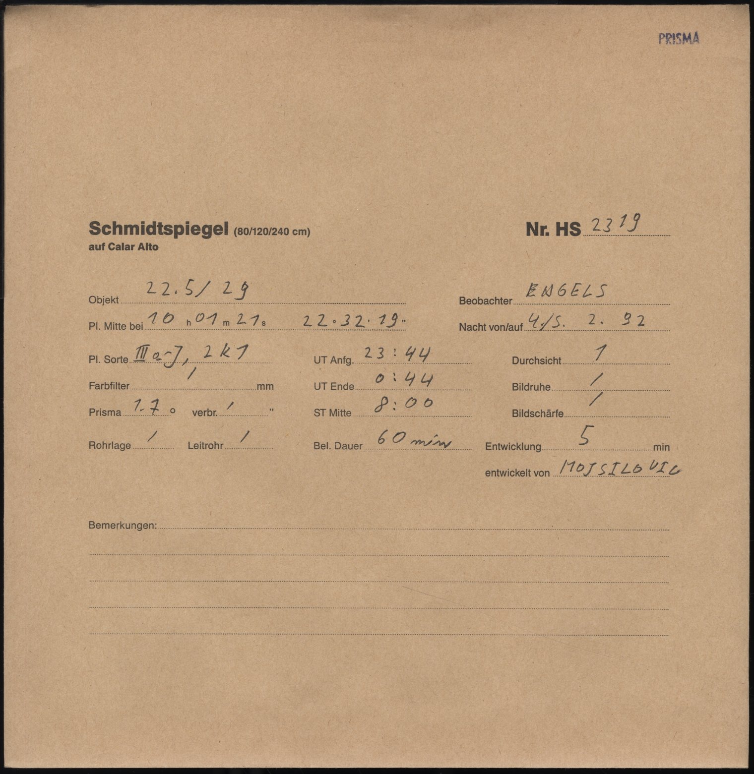 Plattenhuelle HS02319