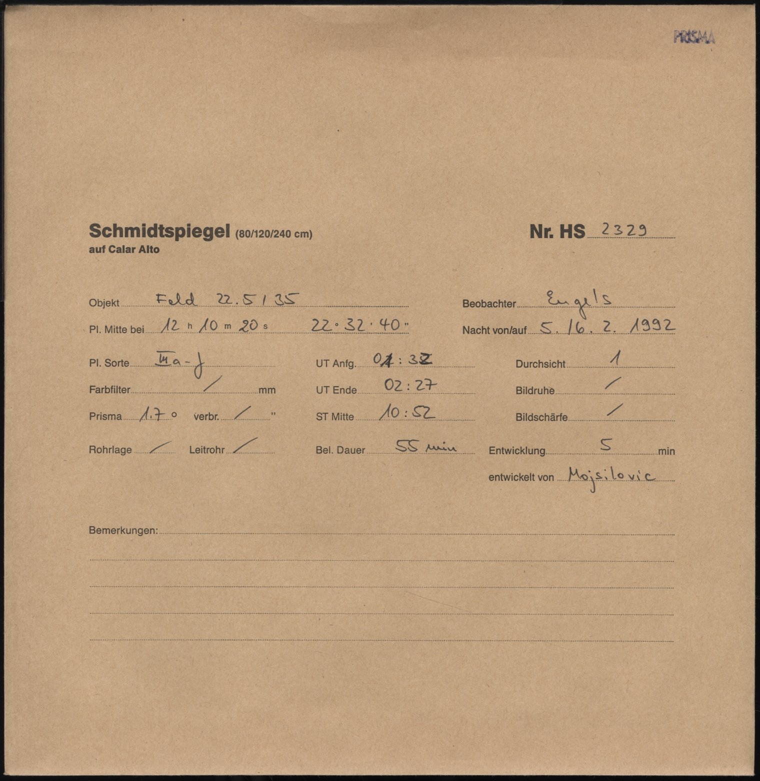 Plattenhuelle HS02329