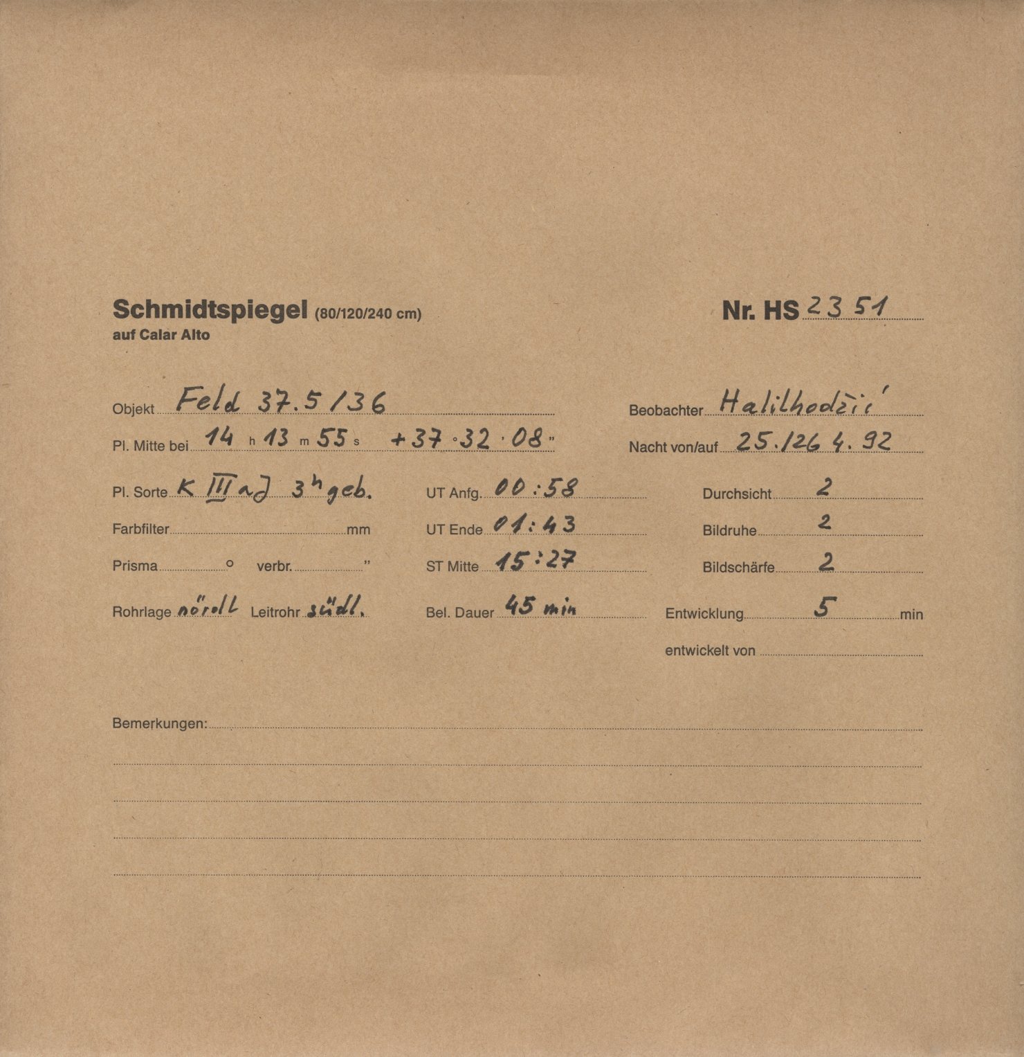 Plattenhuelle HS02351