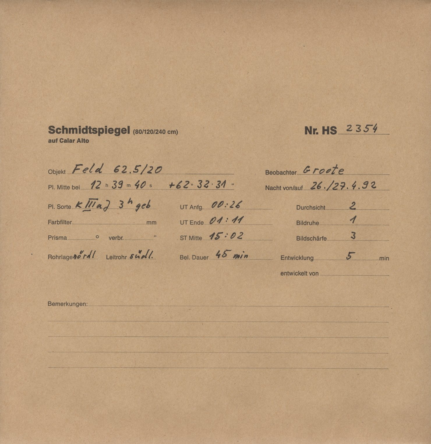 Plattenhuelle HS02354