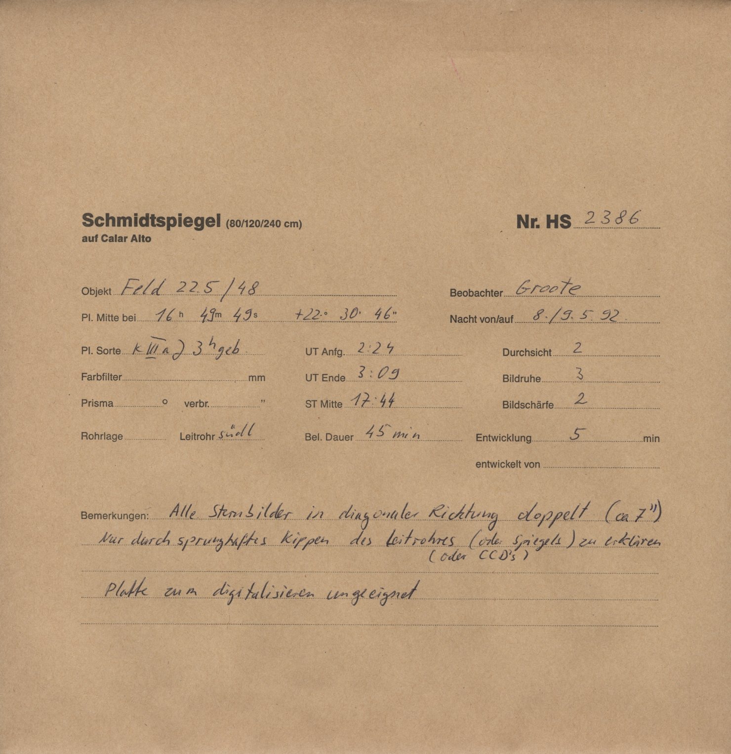 Plattenhuelle HS02386
