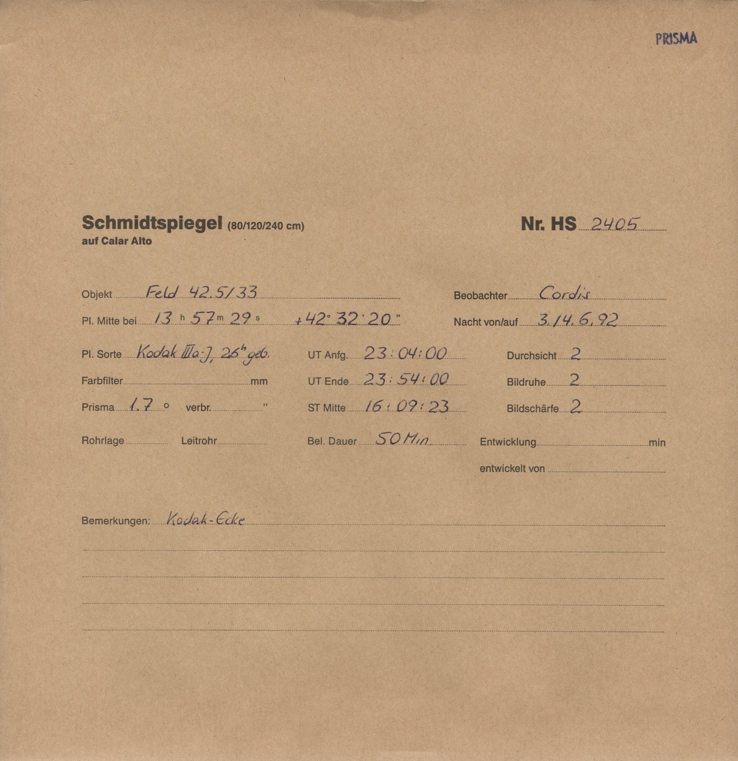 Plattenhuelle HS02405