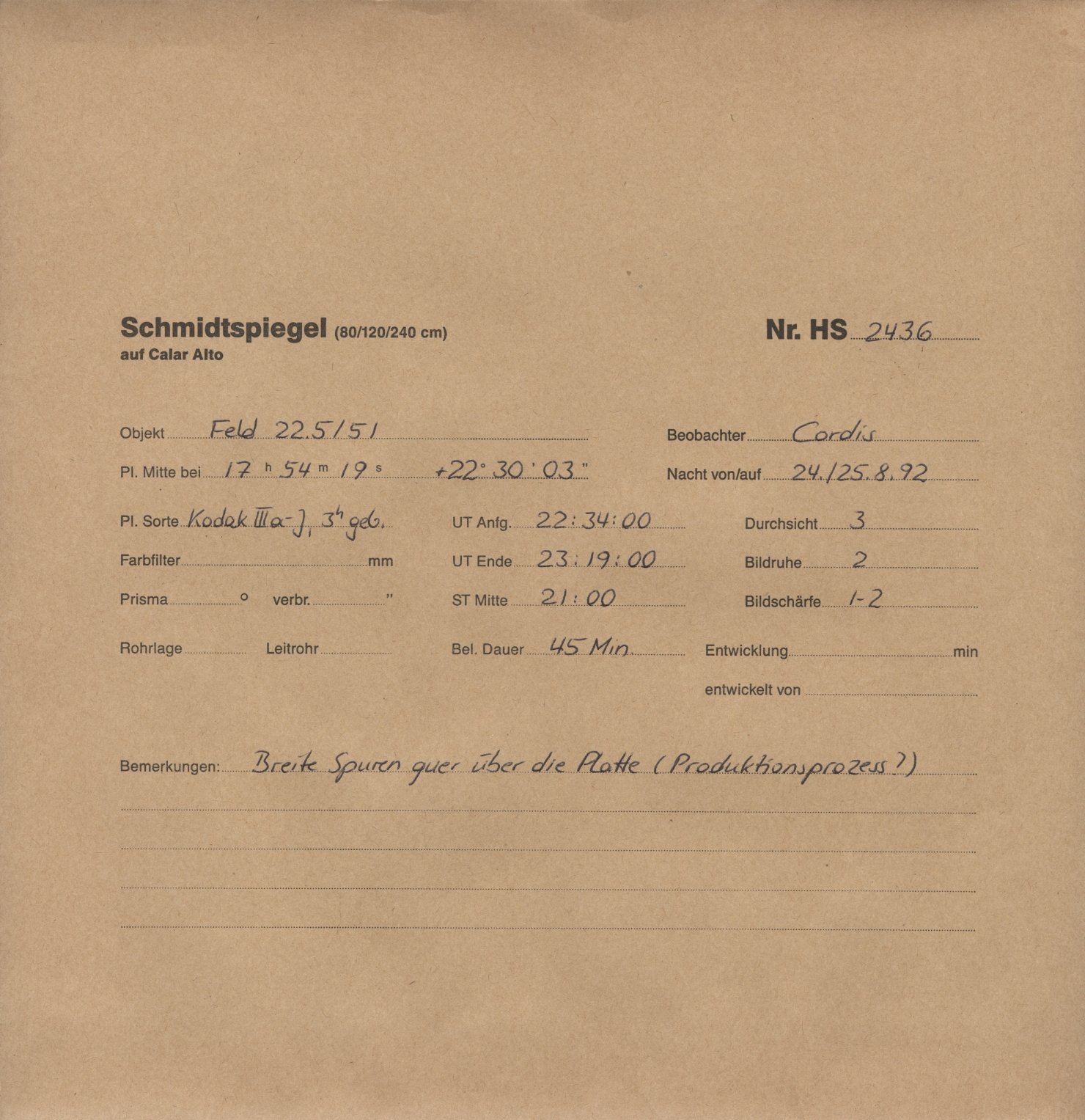 Plattenhuelle HS02436