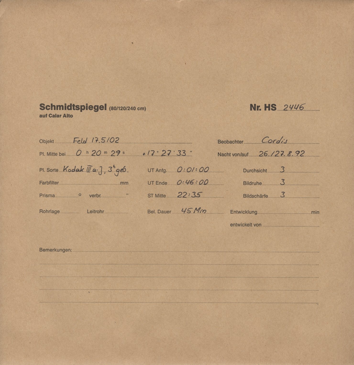 Plattenhuelle HS02446