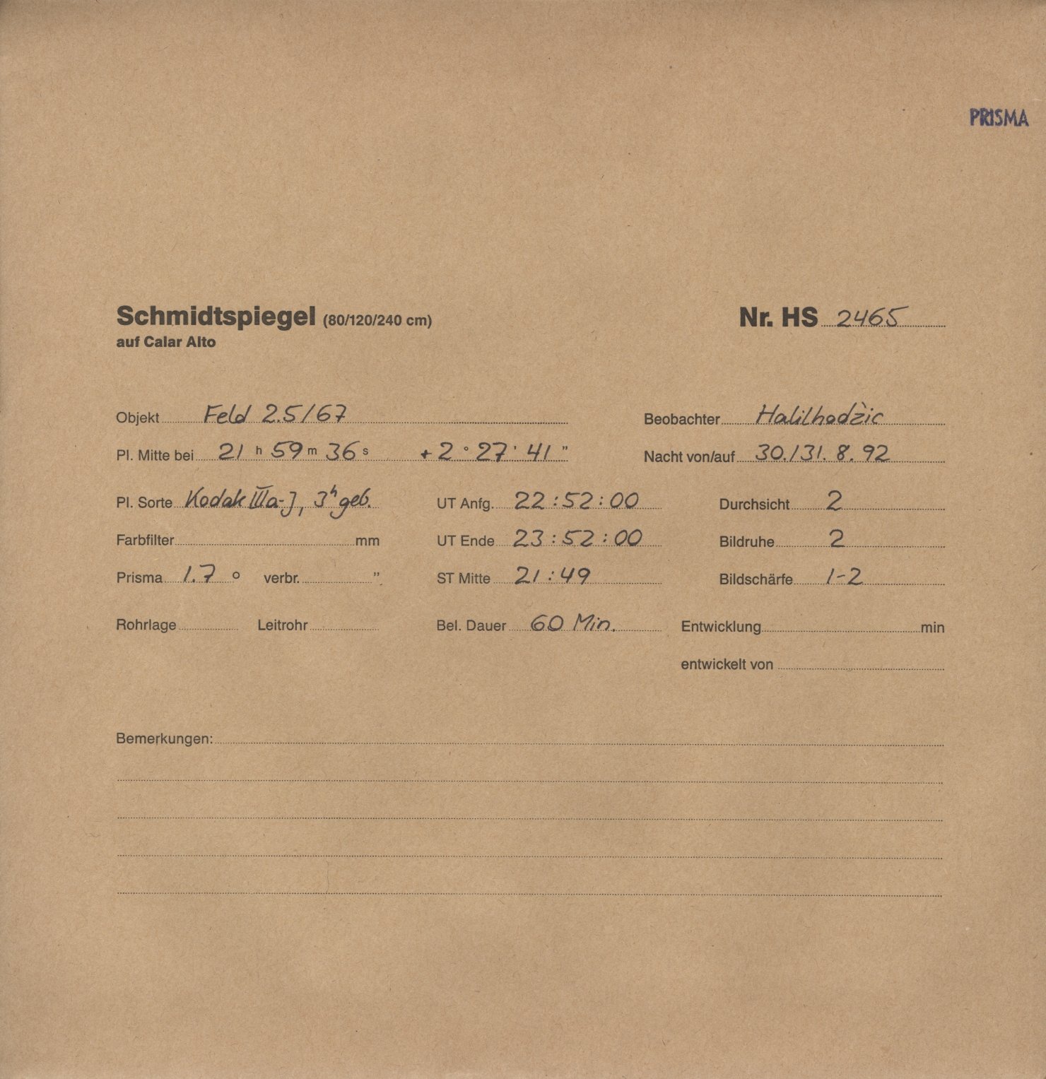 Plattenhuelle HS02465