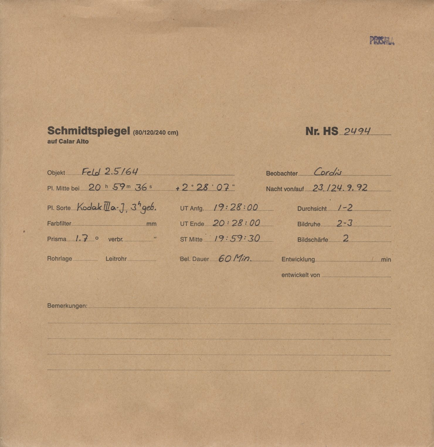 Plattenhuelle HS02494