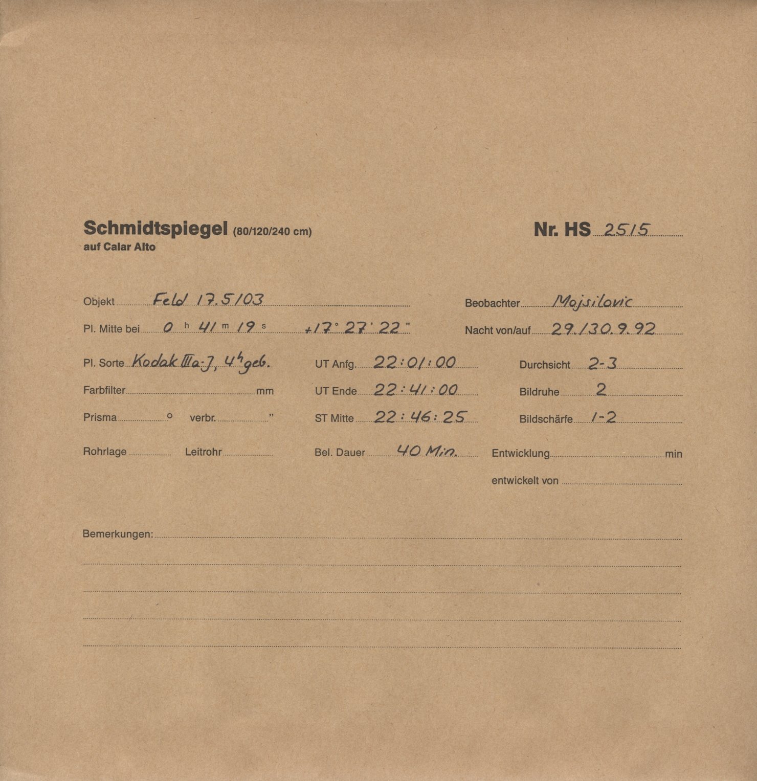 Plattenhuelle HS02515