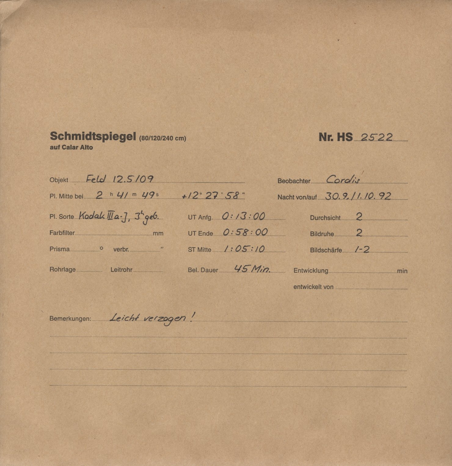 Plattenhuelle HS02522