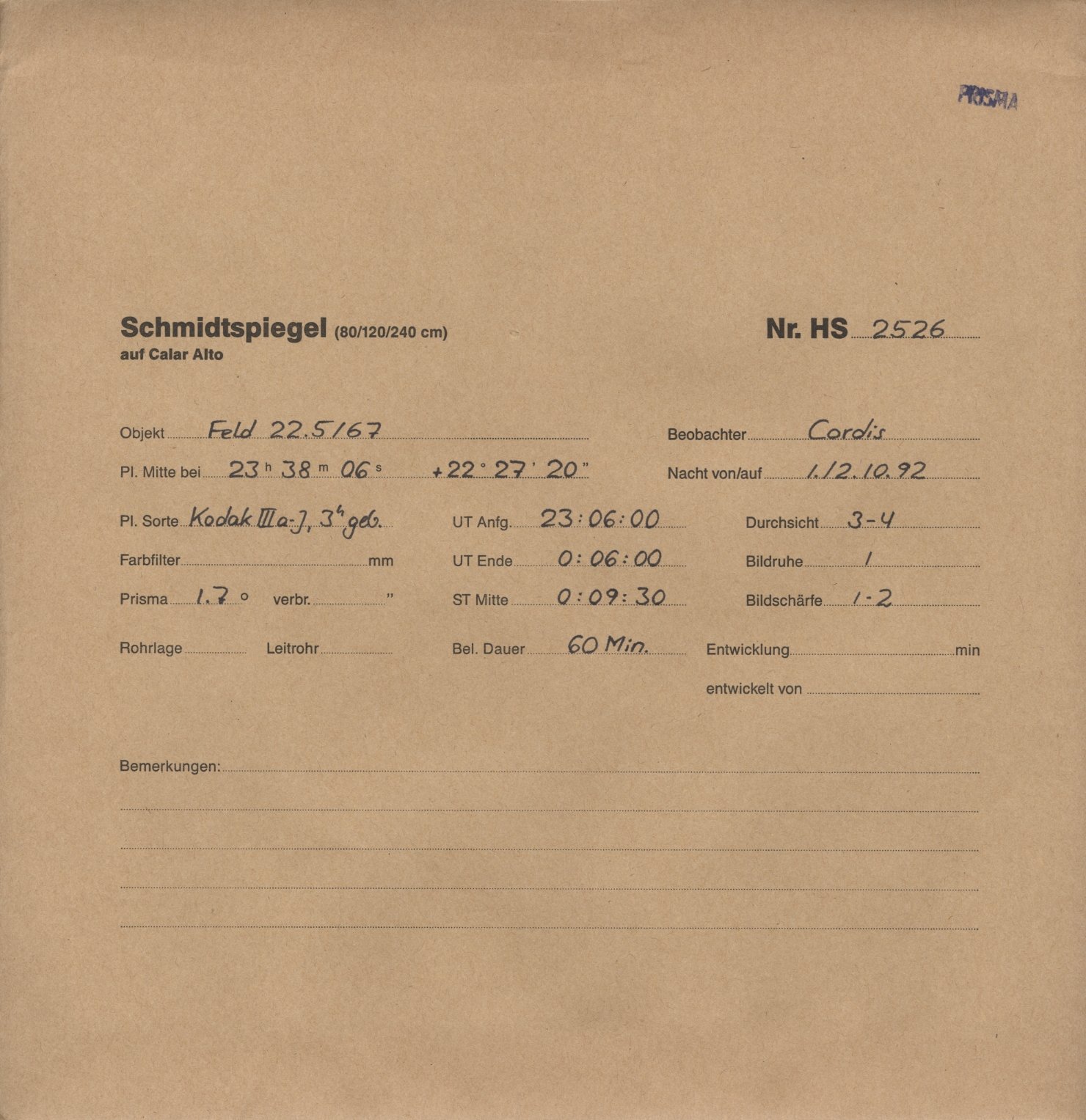 Plattenhuelle HS02526