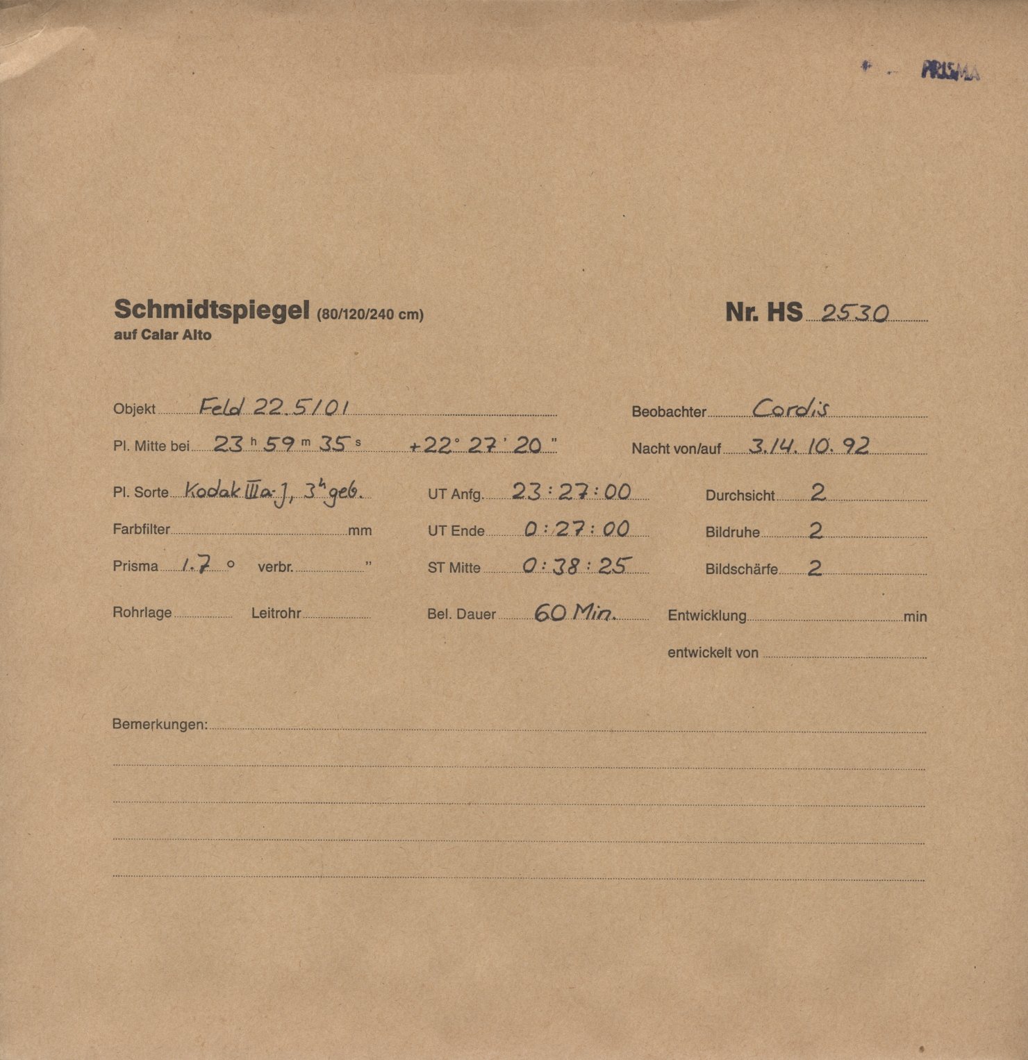 Plattenhuelle HS02530