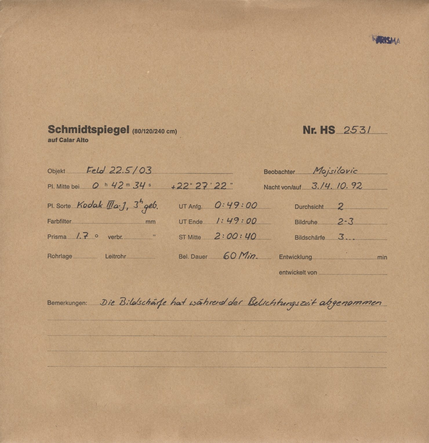 Plattenhuelle HS02531
