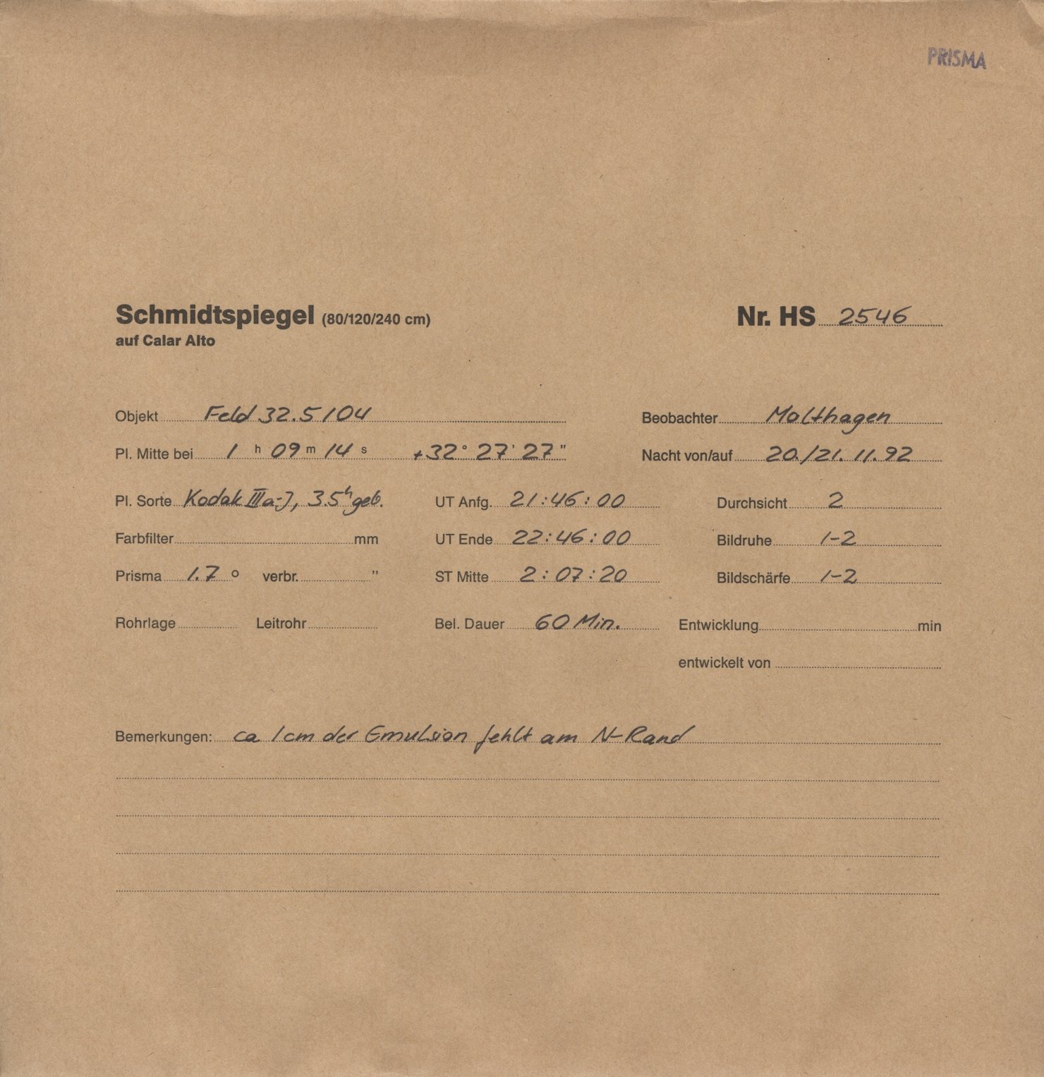 Plattenhuelle HS02546