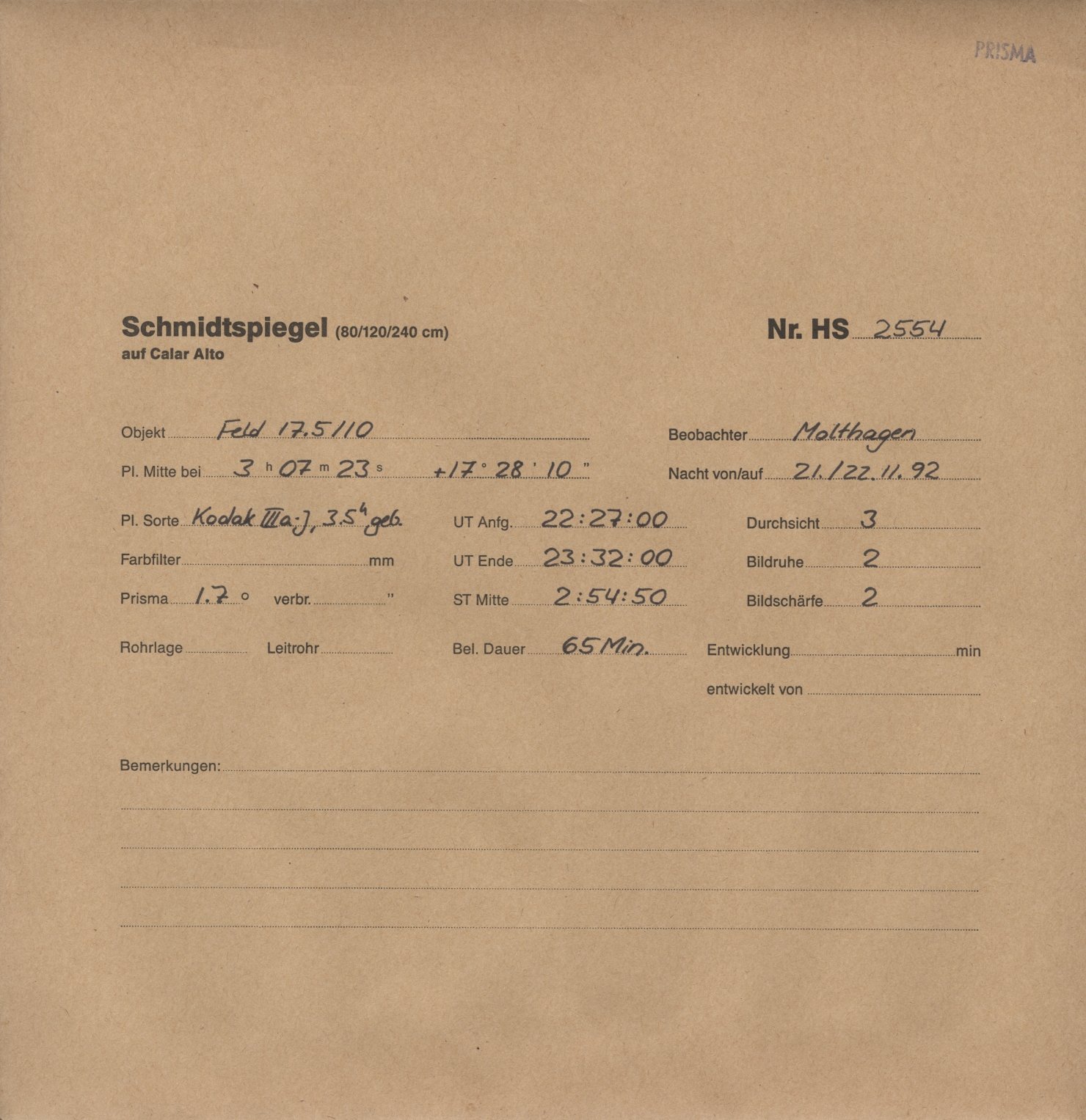 Plattenhuelle HS02554