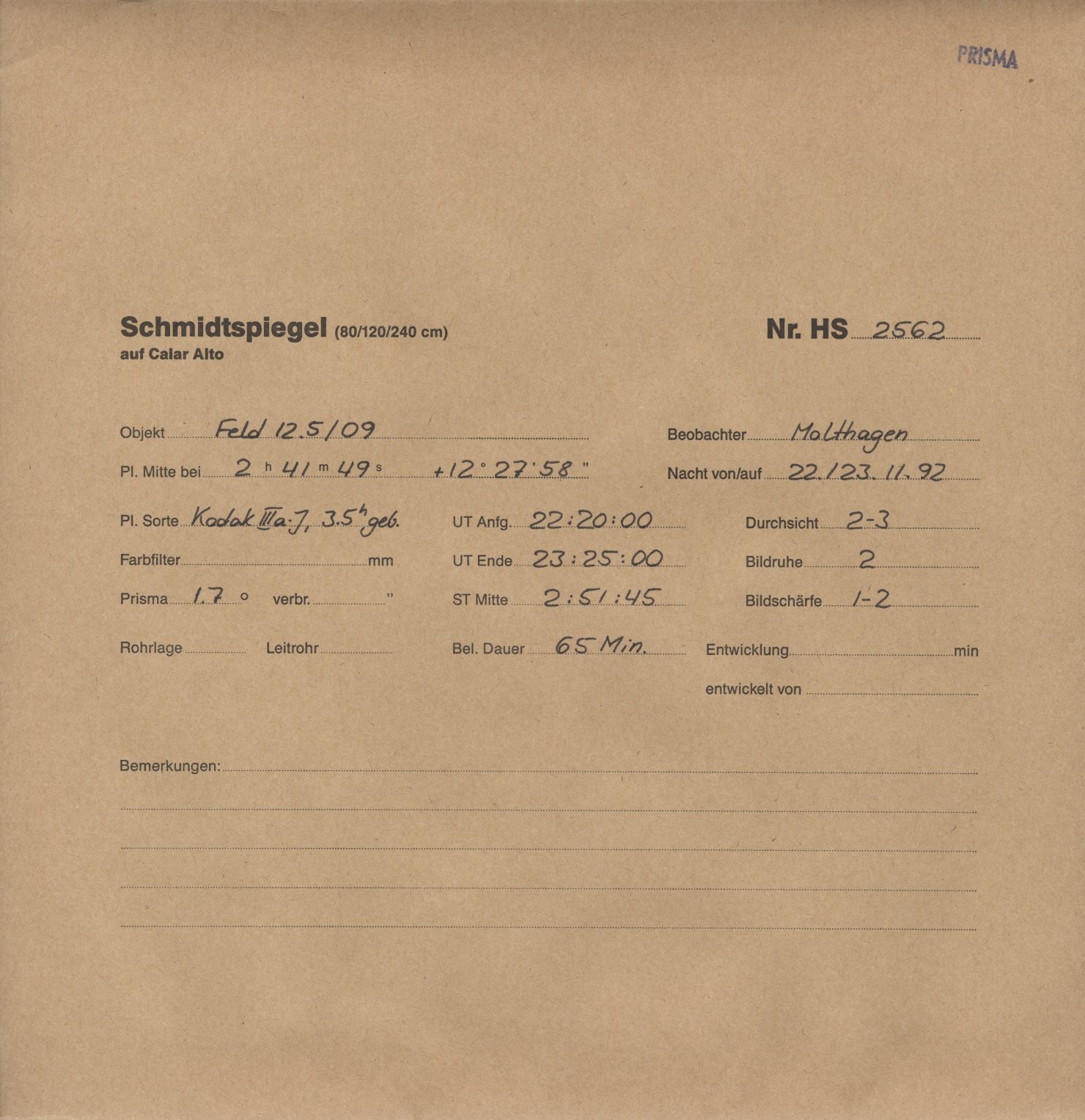 Plattenhuelle HS02562