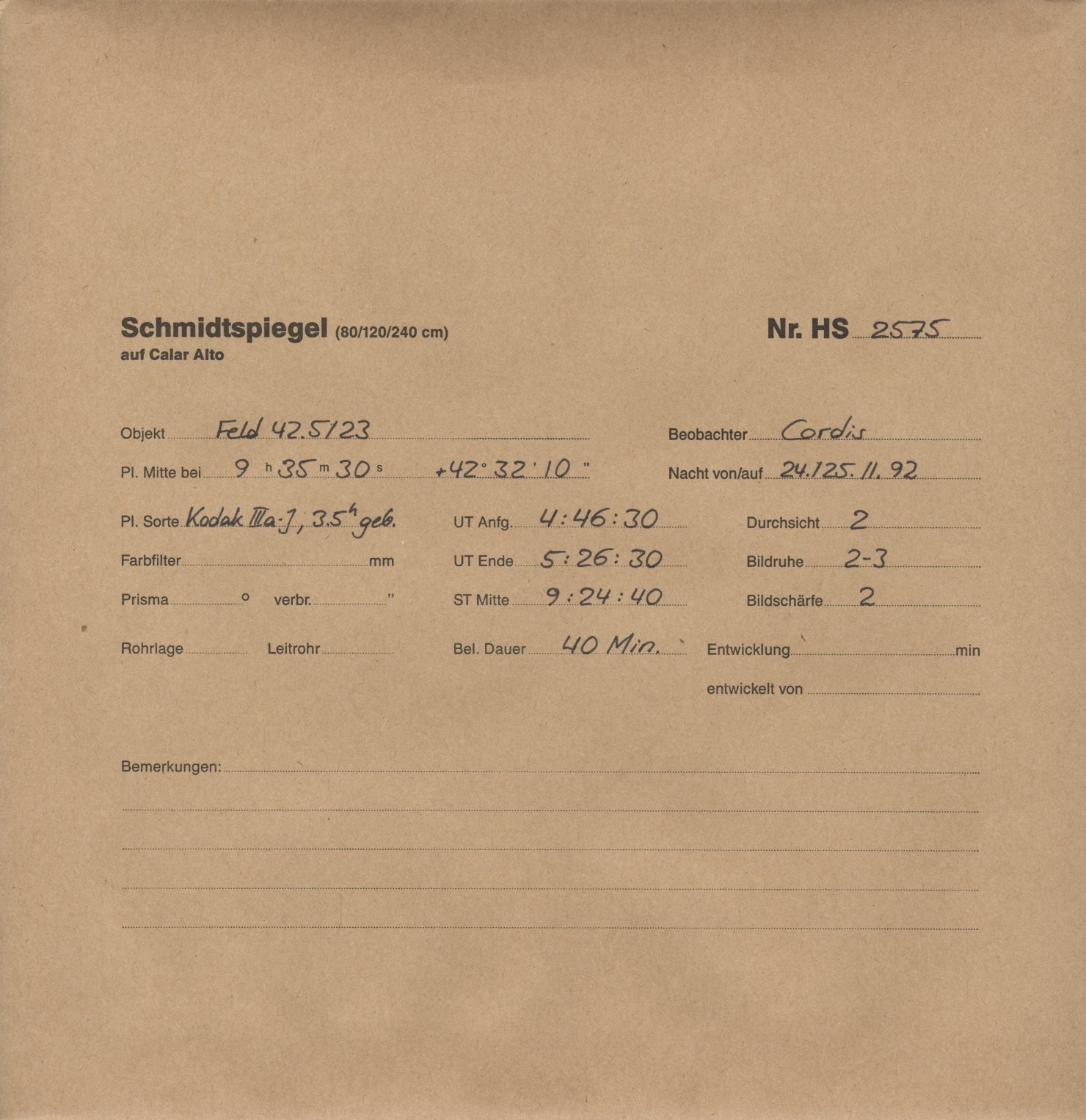 Plattenhuelle HS02575