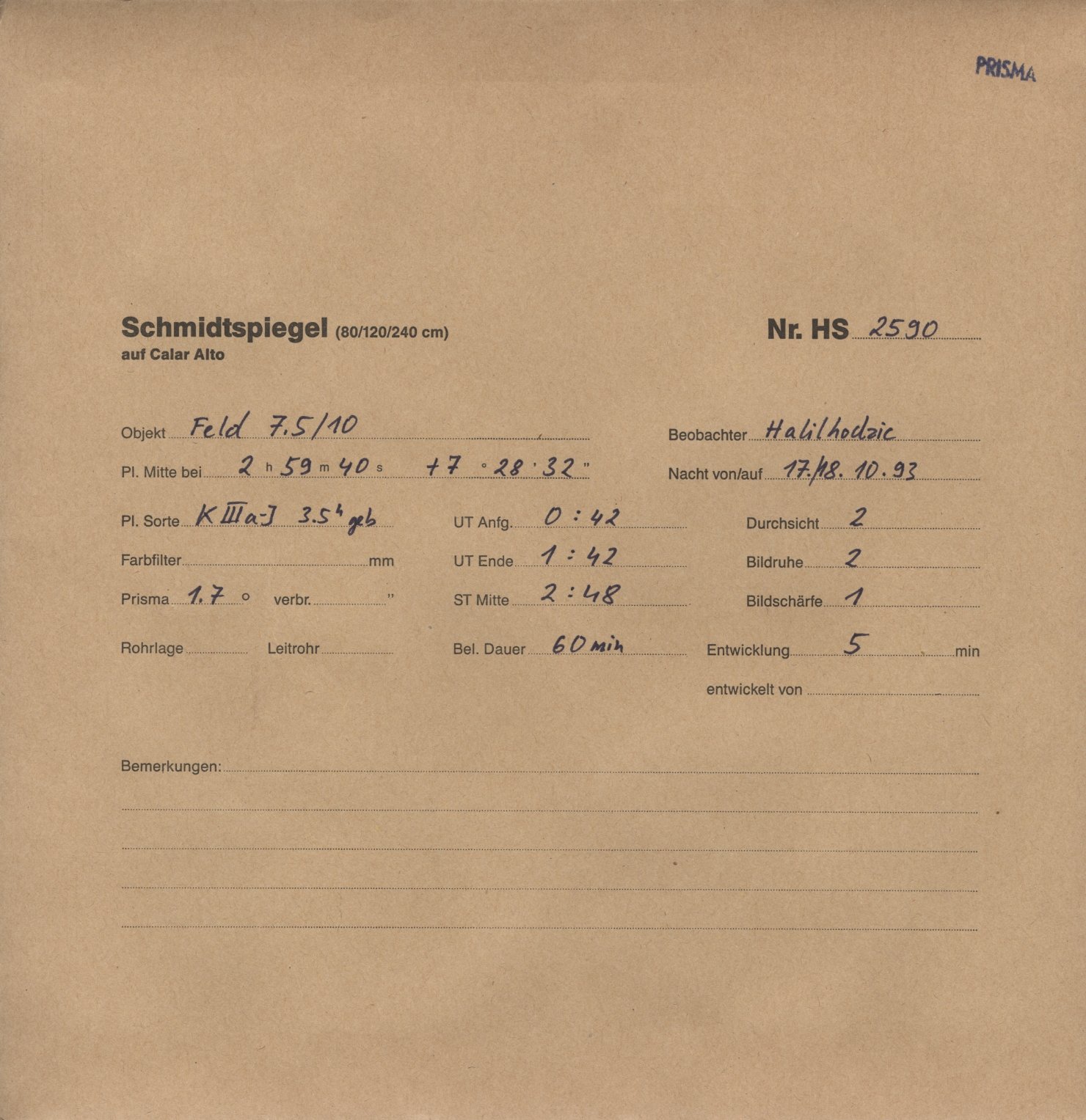 Plattenhuelle HS02590