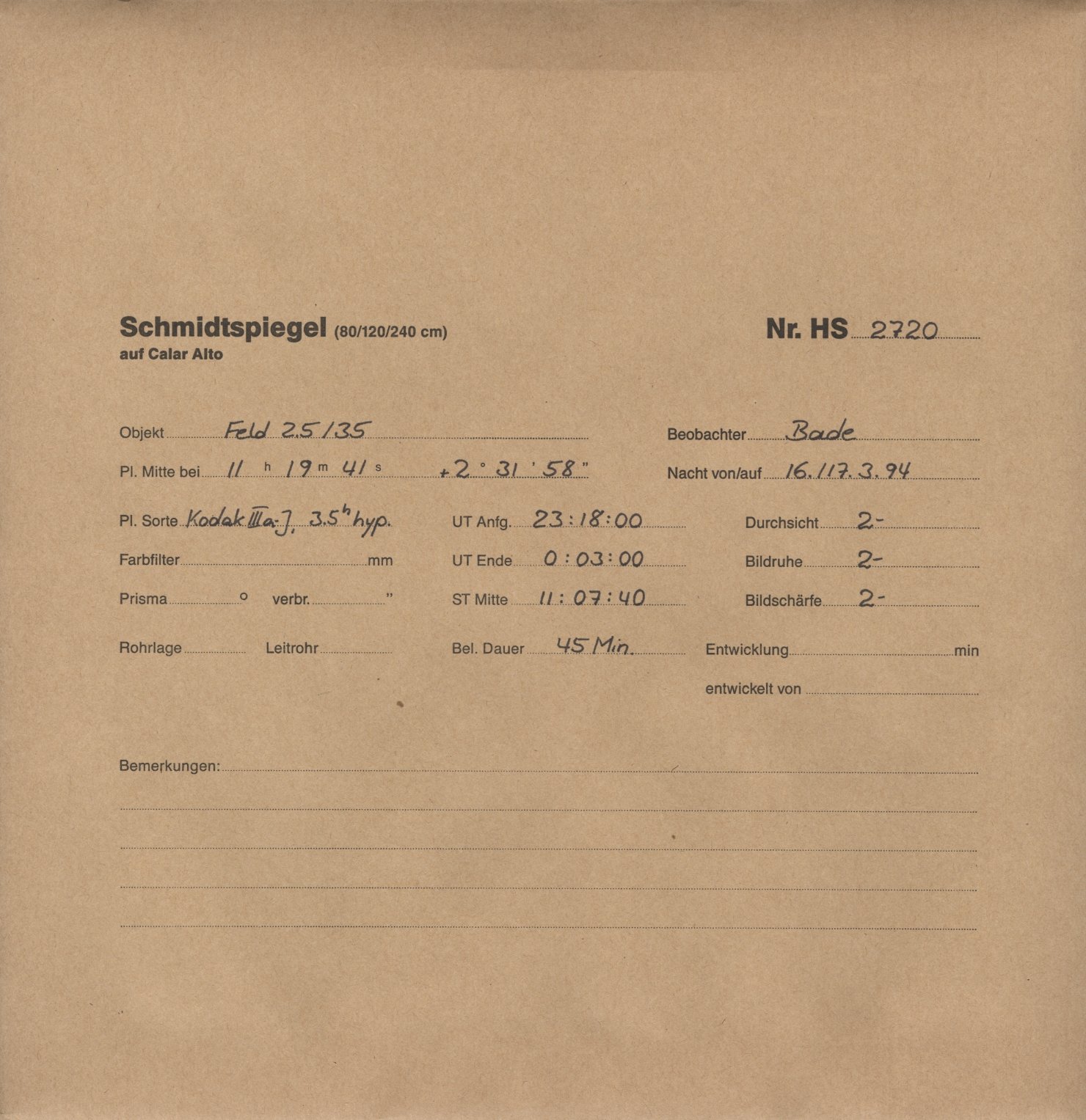 Plattenhuelle HS02720