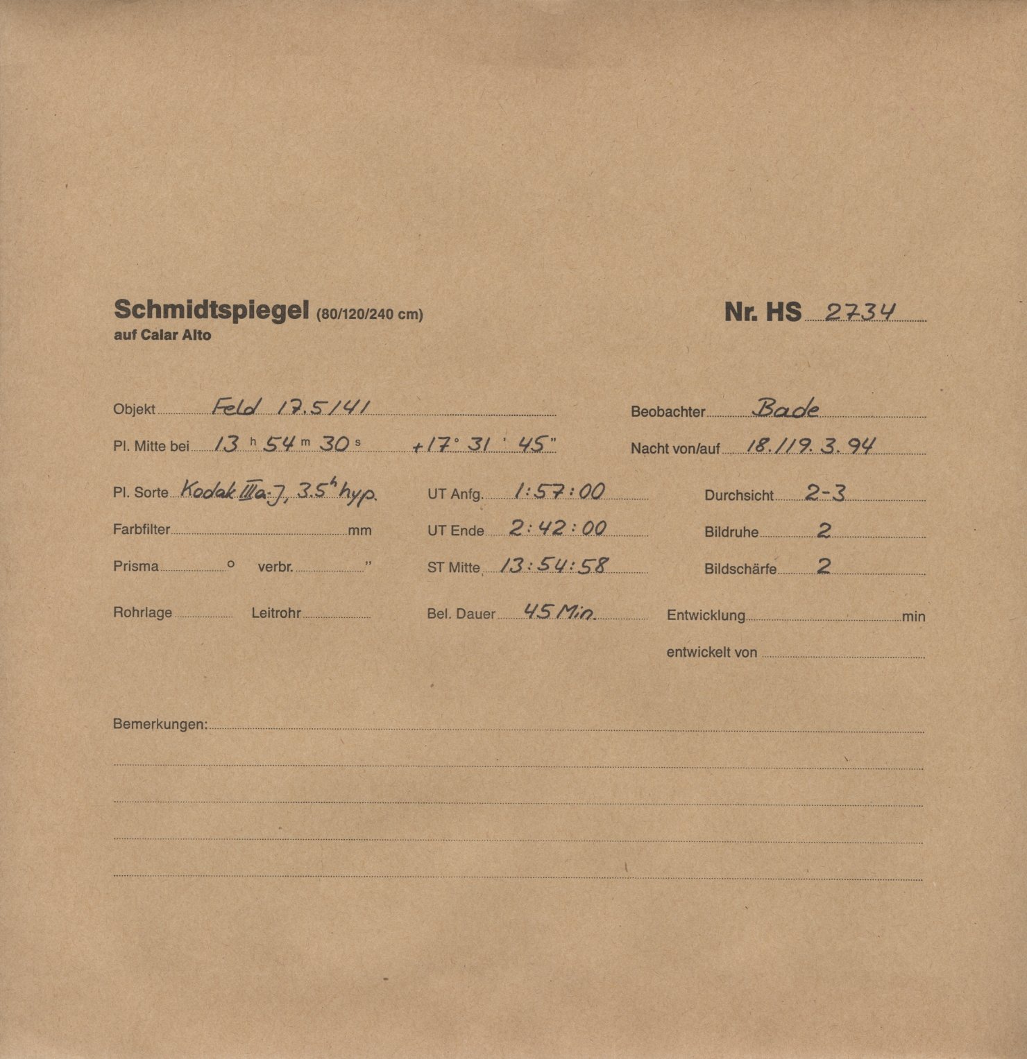 Plattenhuelle HS02734