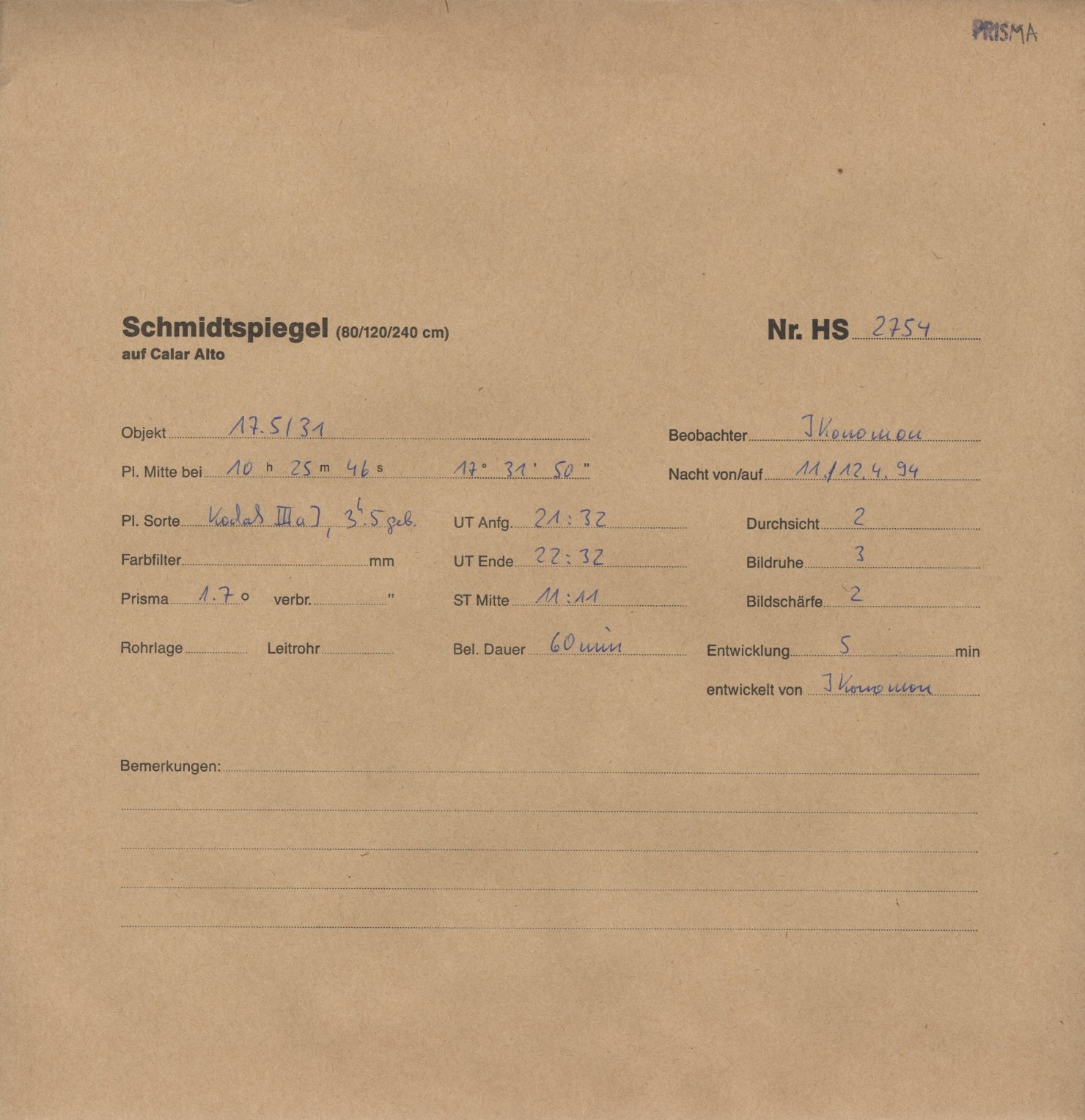 Plattenhuelle HS02754
