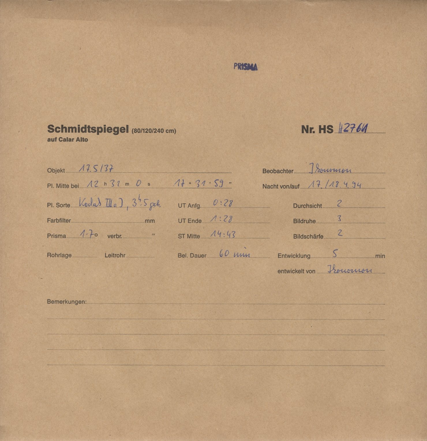 Plattenhuelle HS02761