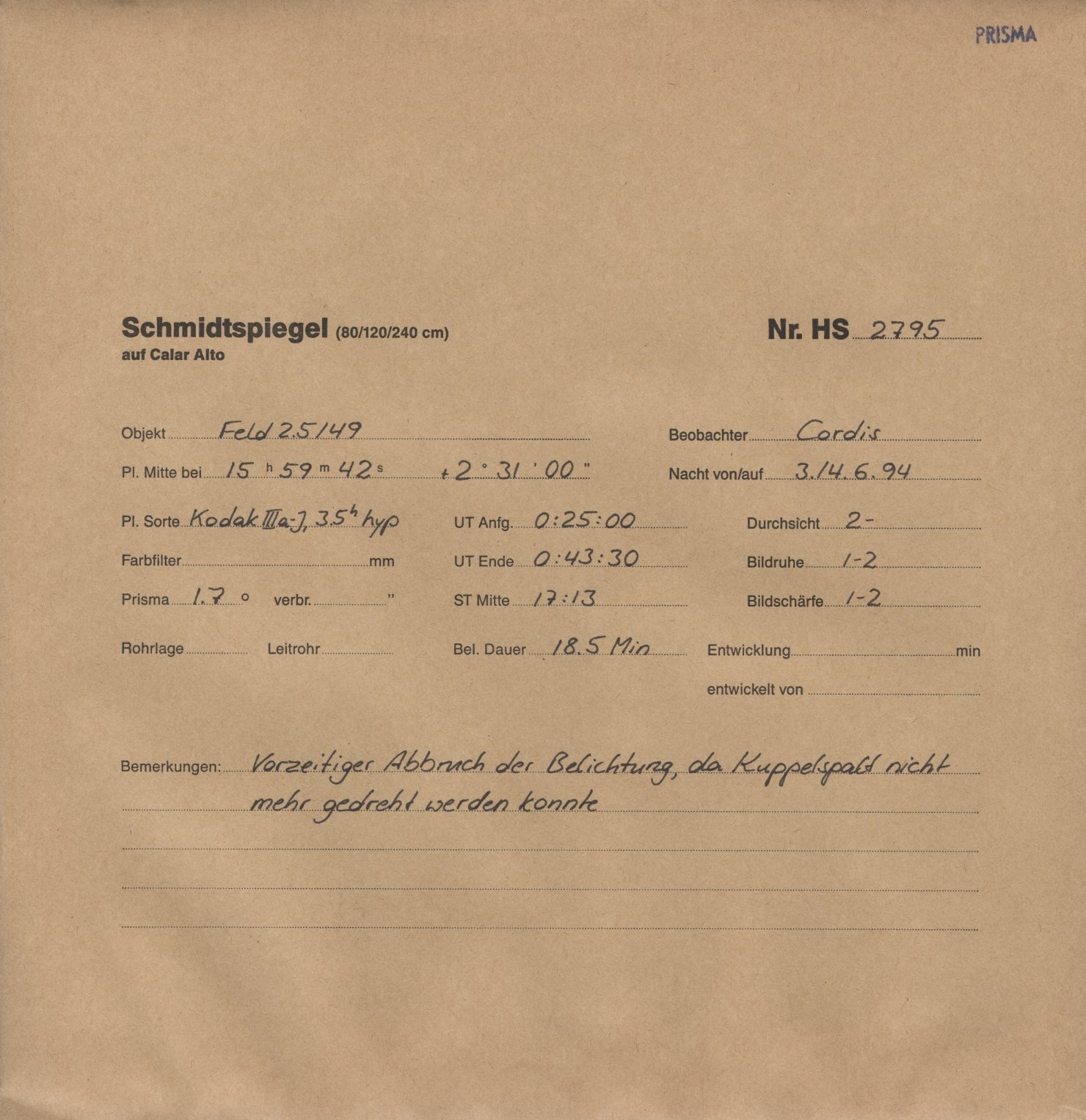 Plattenhuelle HS02795
