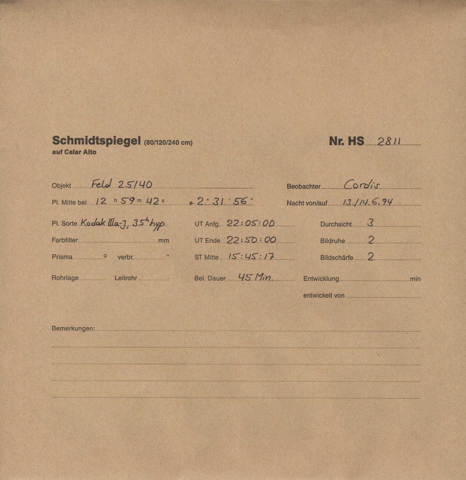 Plattenhuelle HS02811