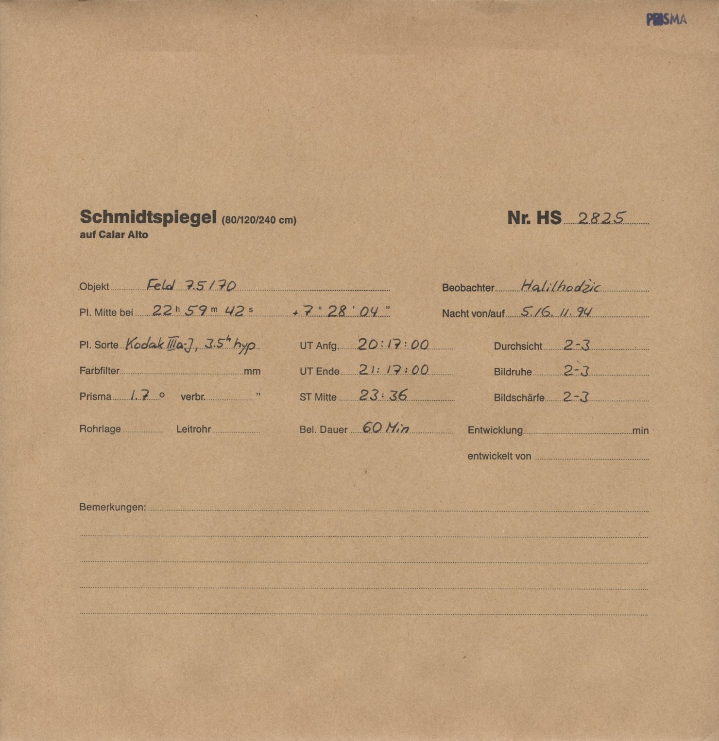 Plattenhuelle HS02825