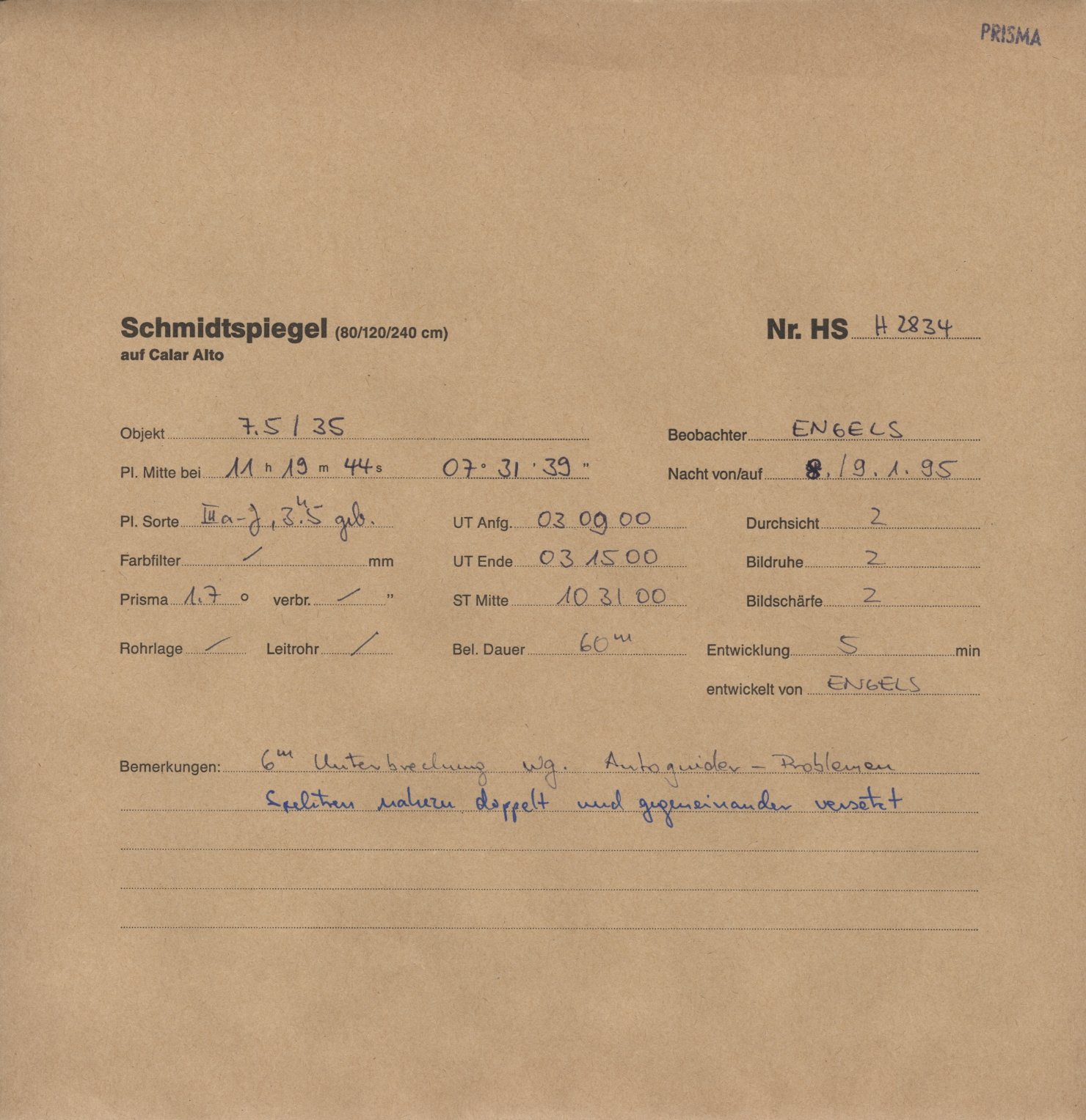 Plattenhuelle HS02834