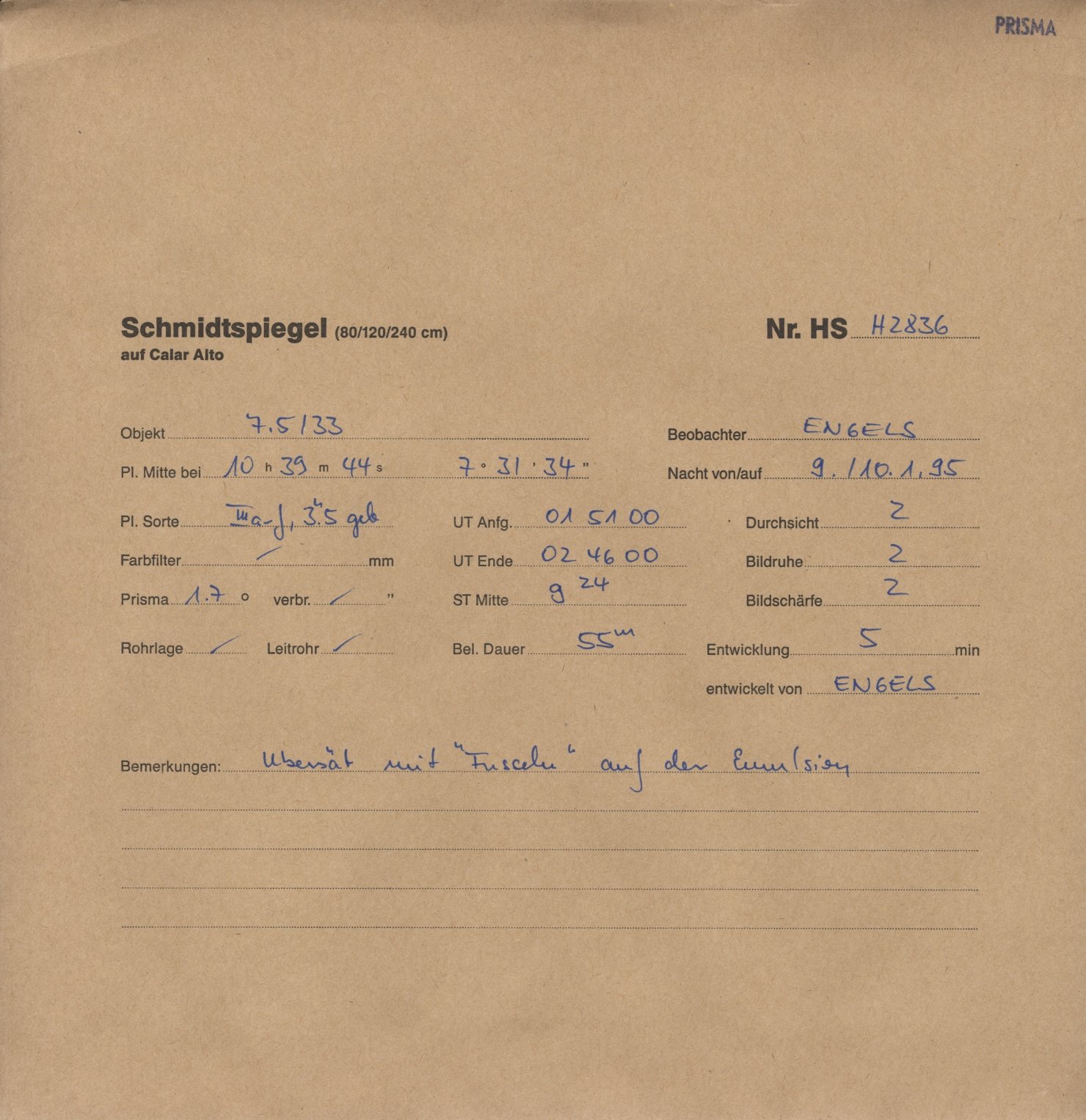 Plattenhuelle HS02836