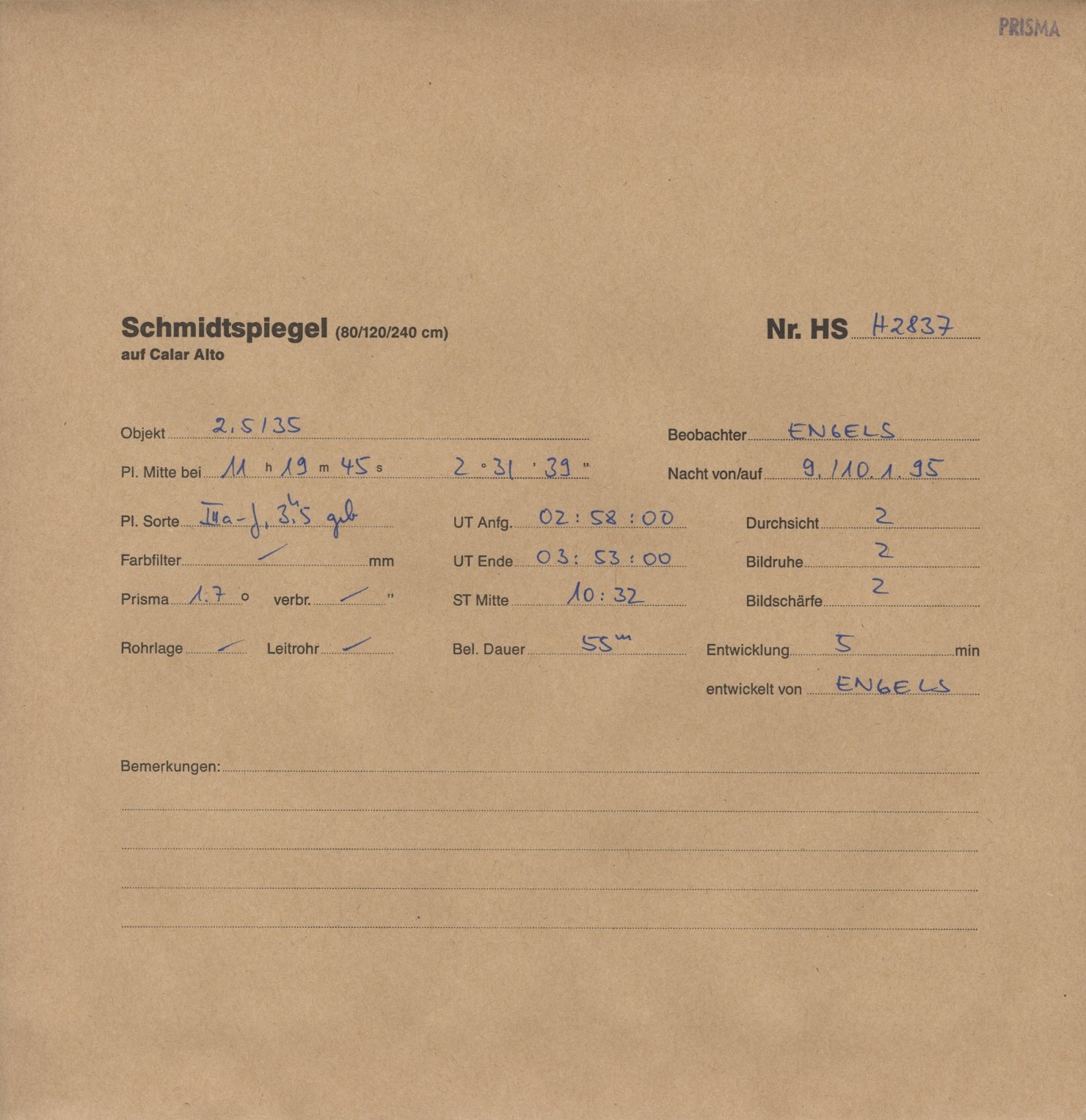 Plattenhuelle HS02837