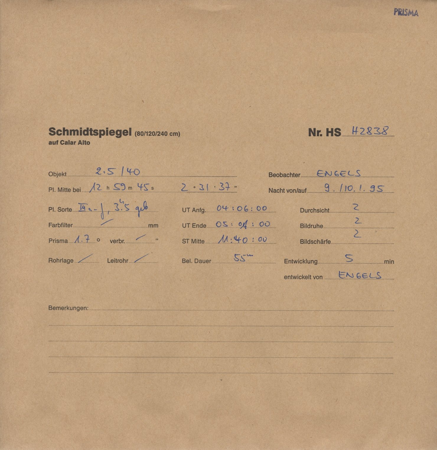 Plattenhuelle HS02838