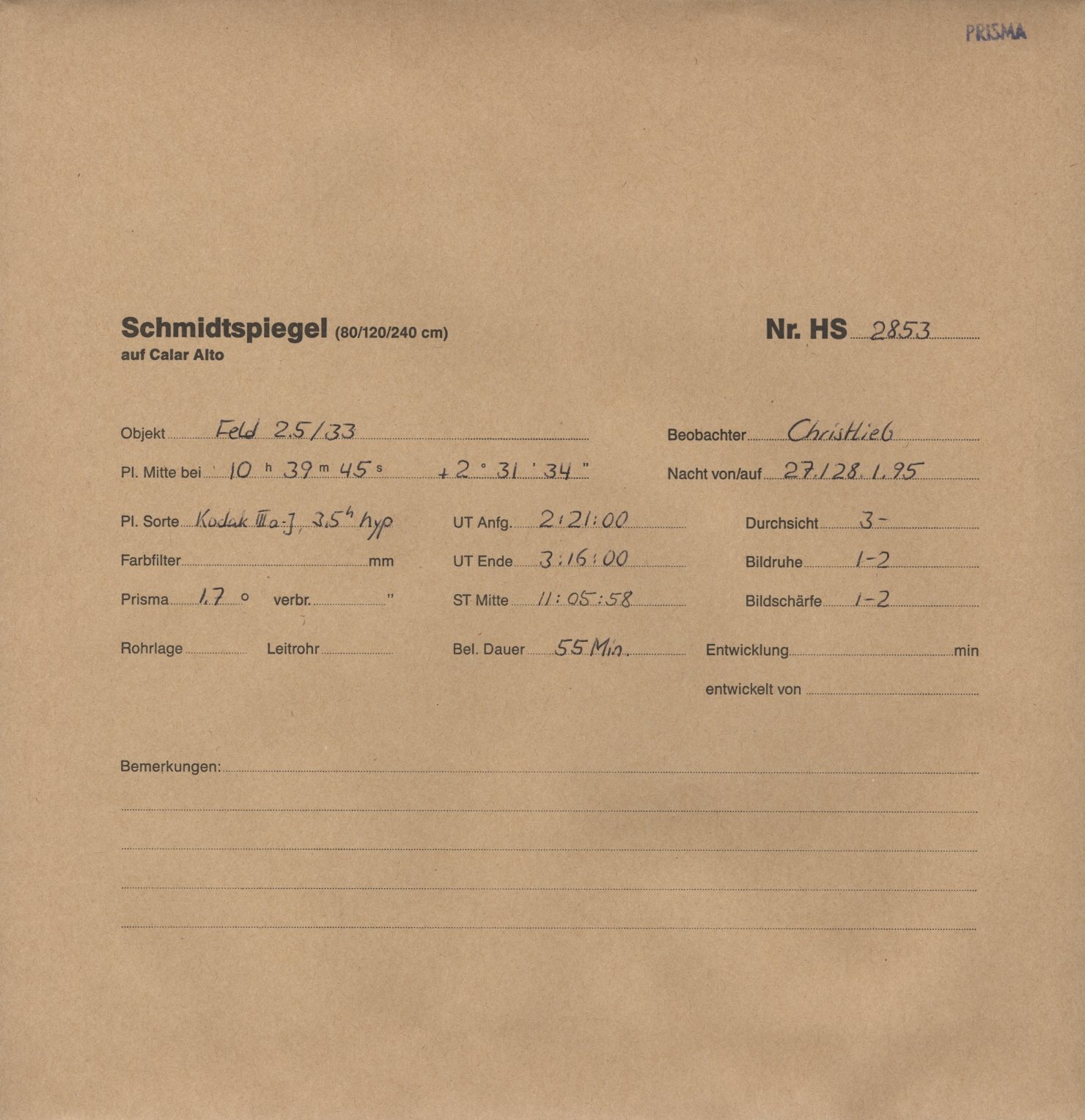 Plattenhuelle HS02853