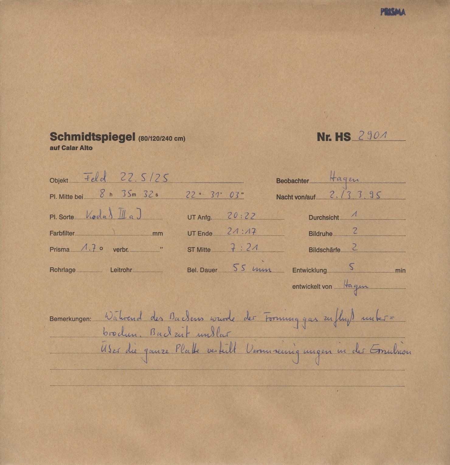Plattenhuelle HS02901