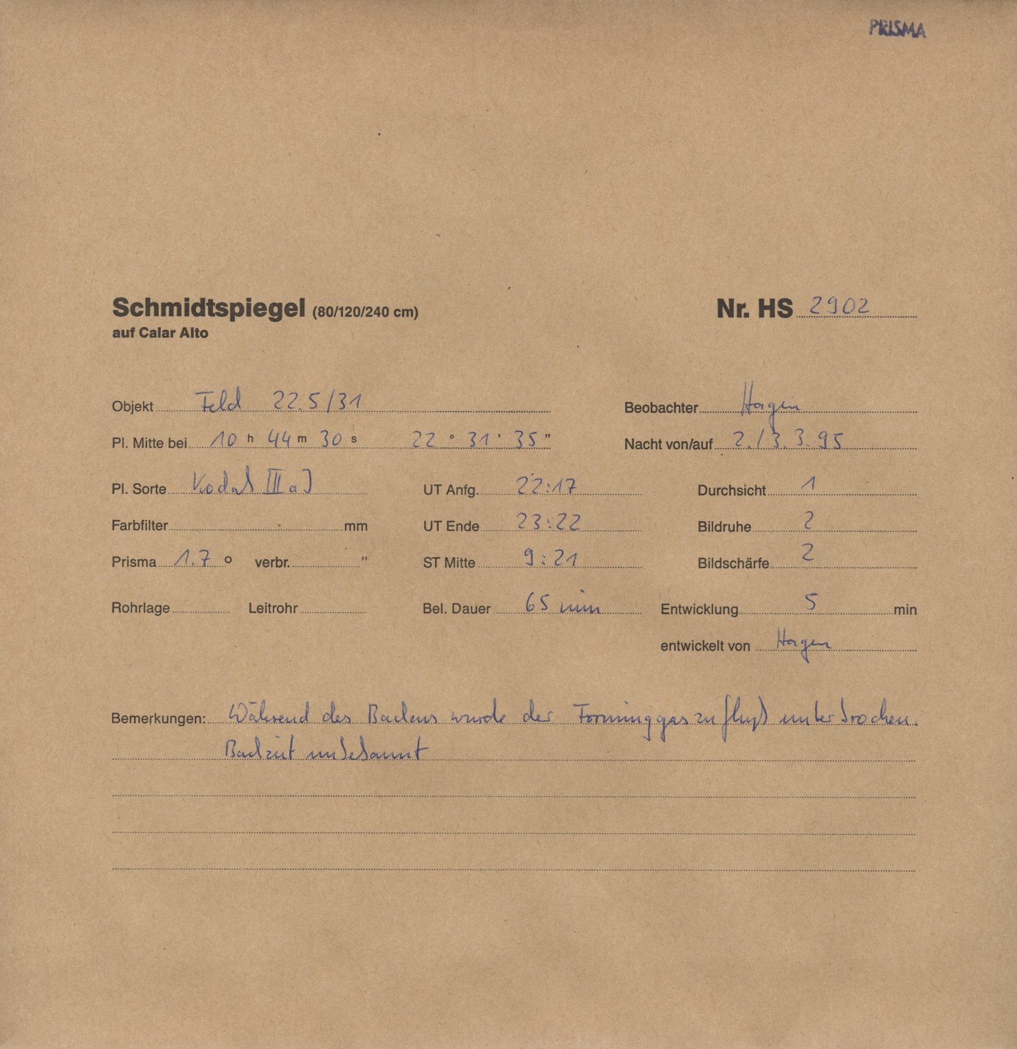 Plattenhuelle HS02902